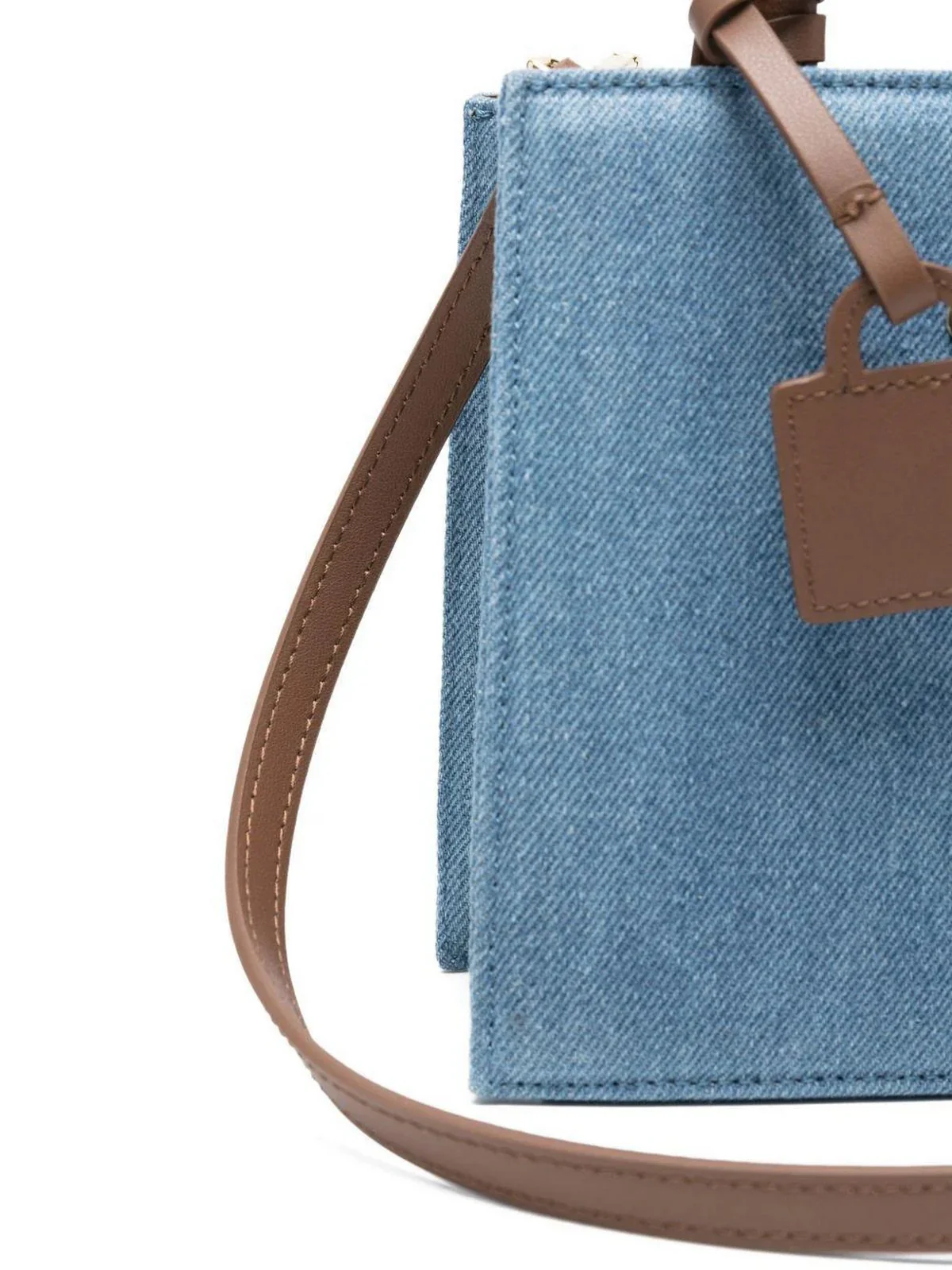 MC2 SAINT BARTH Borsa Donna  SHOP BAG MINI 00009L DENIM - Image 3