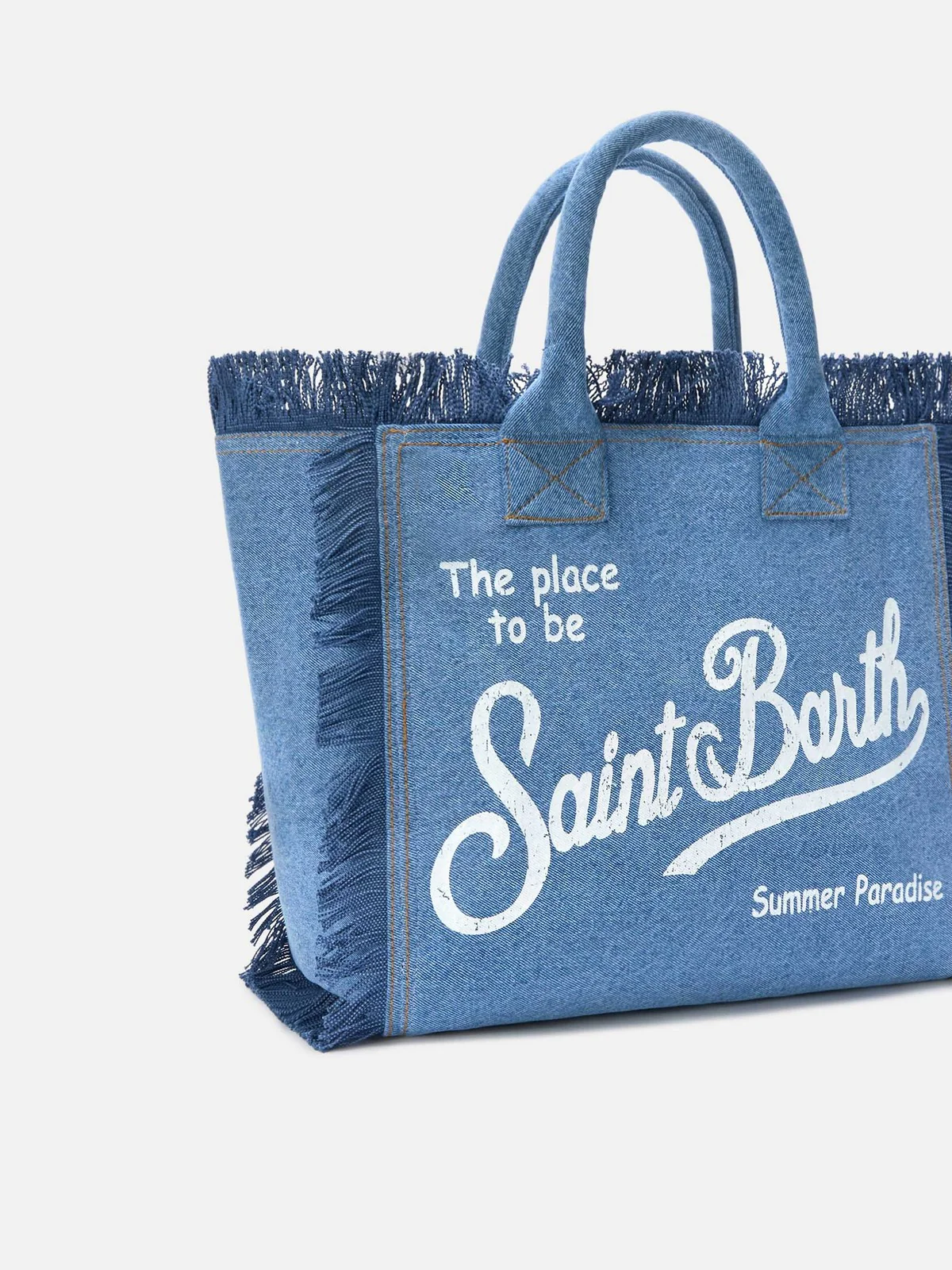 MC2 SAINT BARTH Borsa Donna  VANITY 00009L DENIM - Image 3