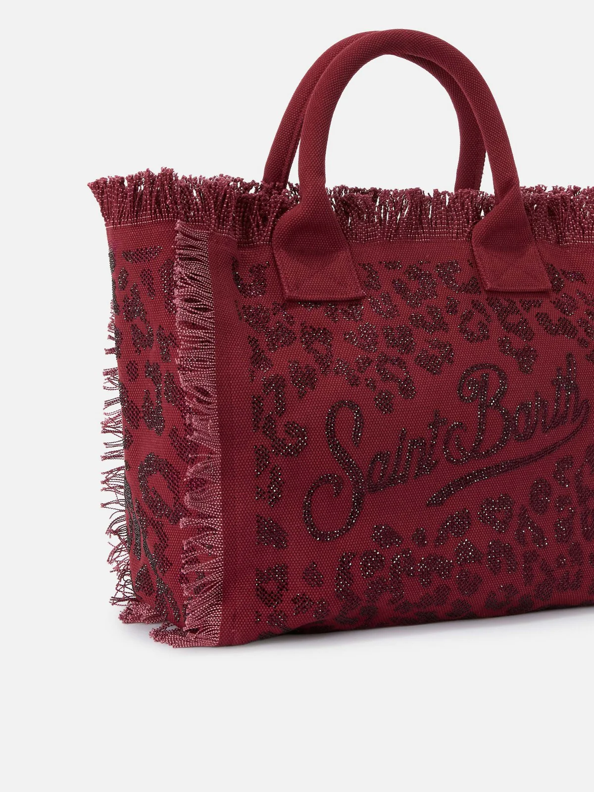 MC2 SAINT BARTH Borsa Donna  VANITY 00269L STRASS LEOPARD 45 - Image 2