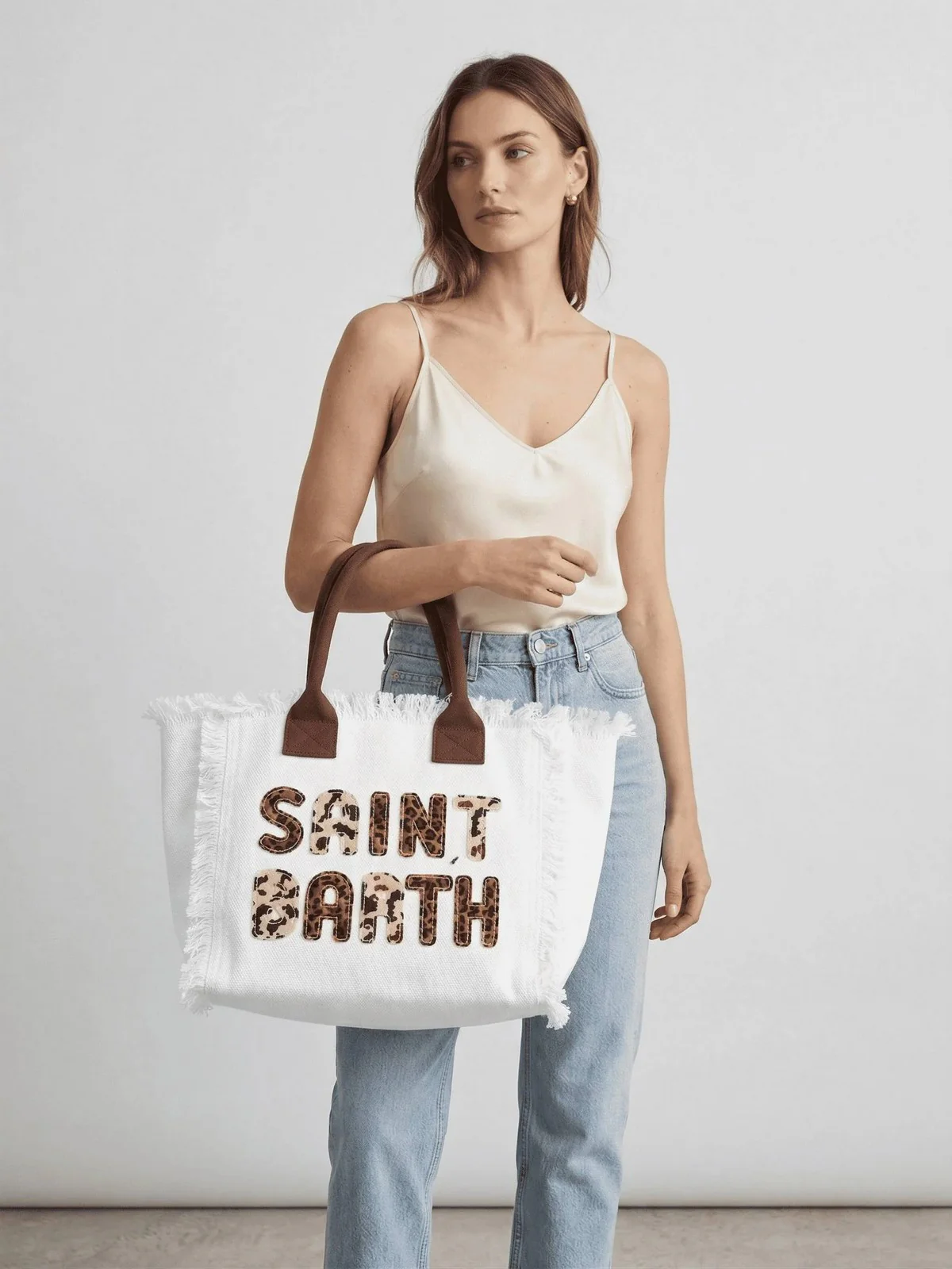 MC2 SAINT BARTH Borsa Donna  VANITY 00326L SB 01 ANIMALIER PATCH - Image 2