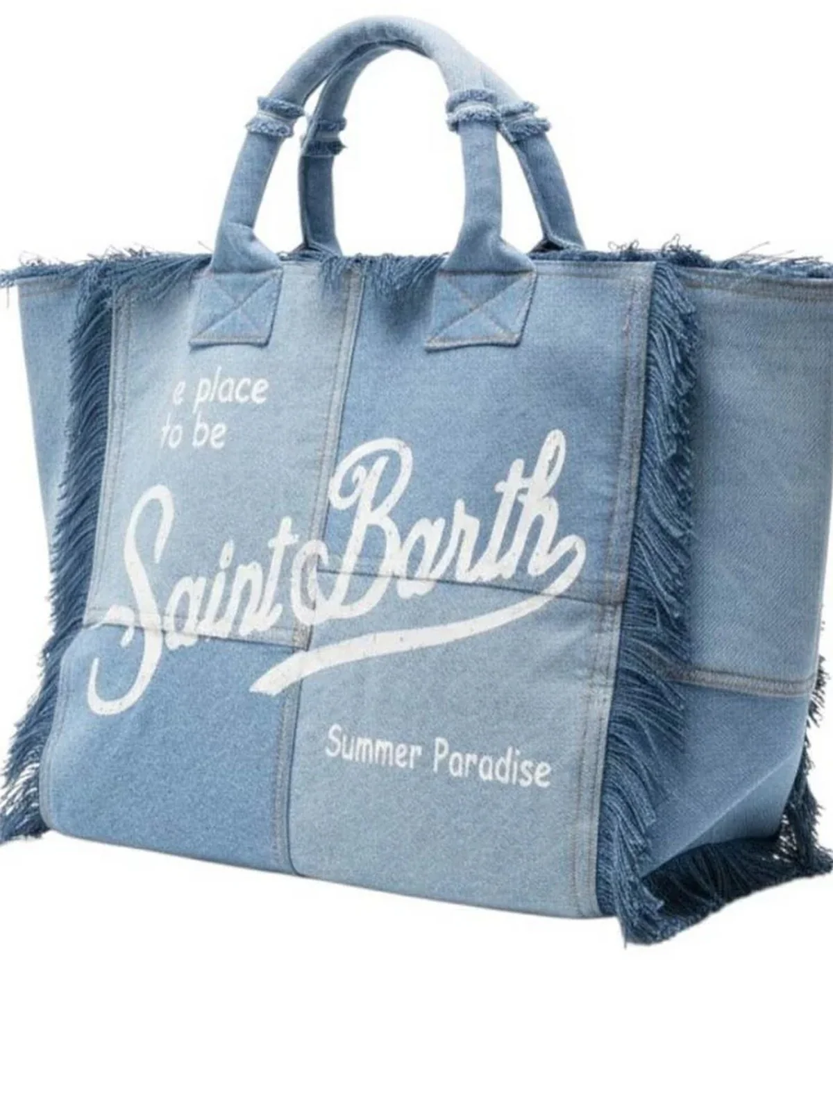 MC2 SAINT BARTH Borsa Donna VANITY 00402L DENIM PATCHWORK - Image 3