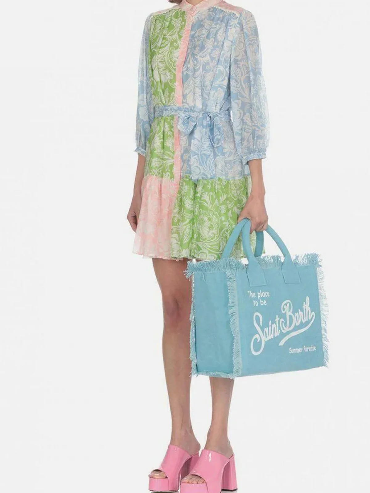MC2 SAINT BARTH Borsa Donna VANITY 00483F Blu - Image 6