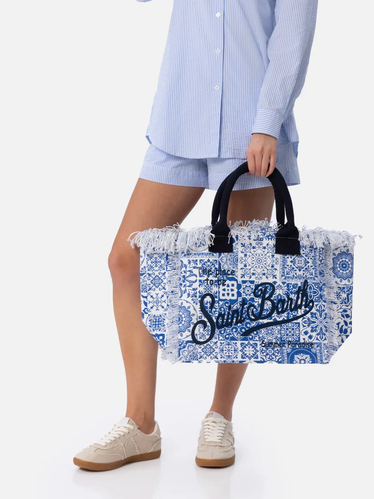 MC2 SAINT BARTH Borsa Donna  VANITY 00846F Blu - Image 3