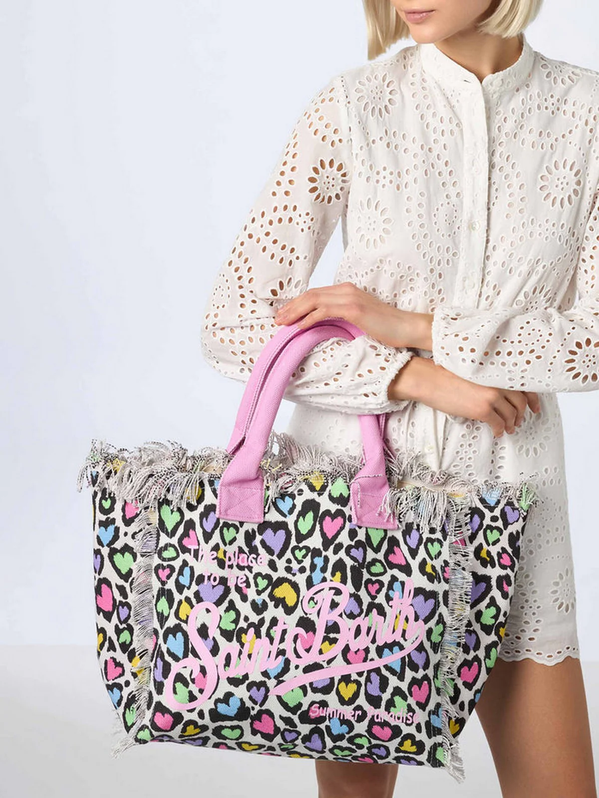 MC2 SAINT BARTH Borsa Donna  VANITY 01154F LEOPARD HEART 0021 - Image 2