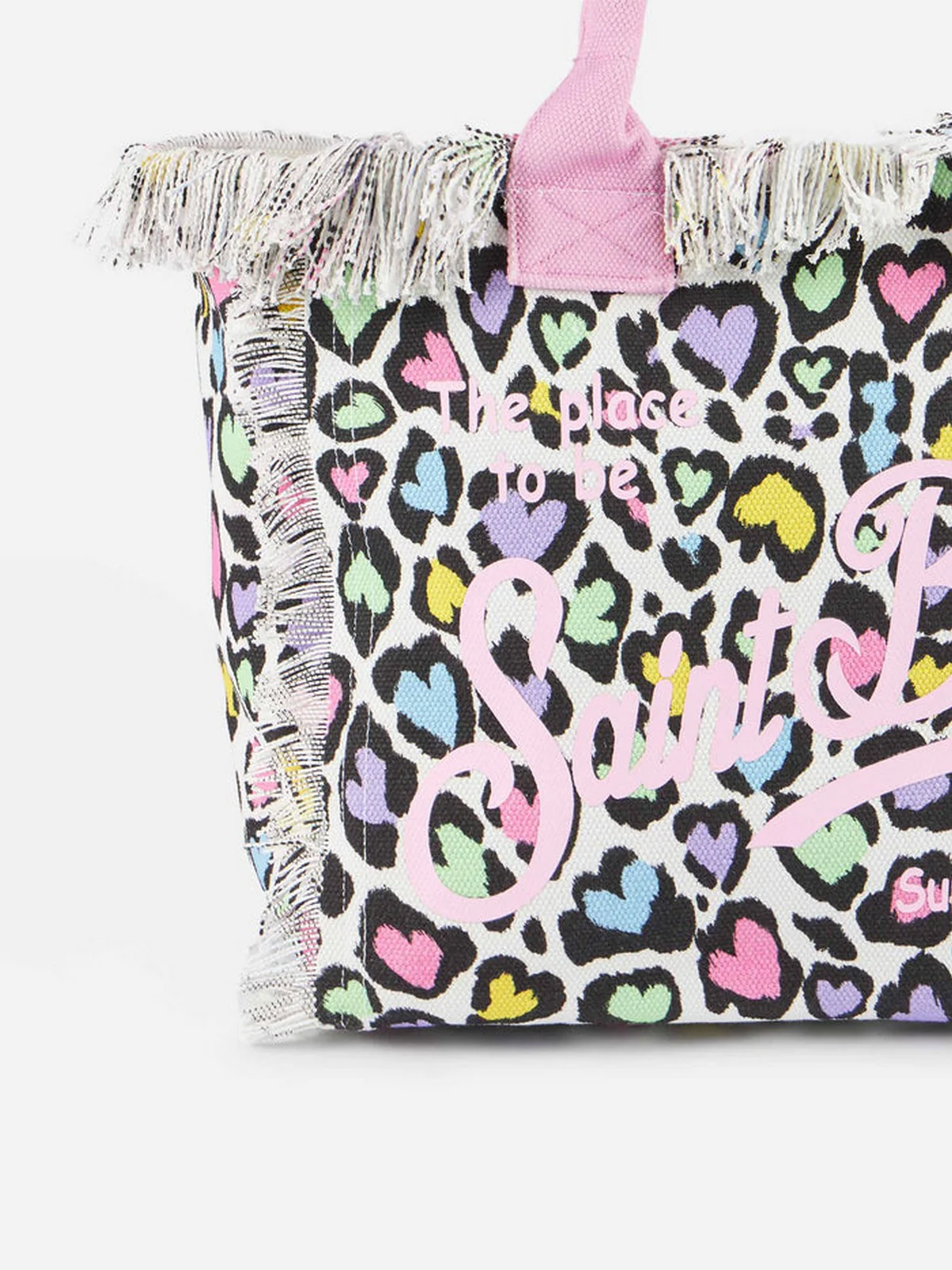 MC2 SAINT BARTH Borsa Donna  VANITY 01154F LEOPARD HEART 0021 - Image 3