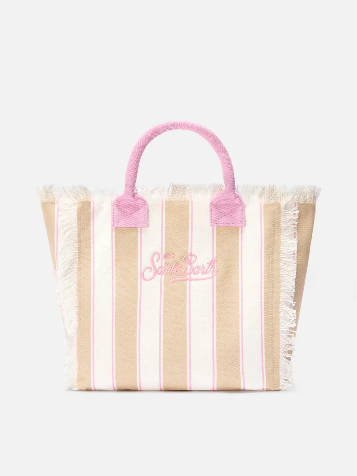 MC2 SAINT BARTH Borsa Donna  VANITY 02596L SB BEACH STRIPES 1121 EMB - Image 4