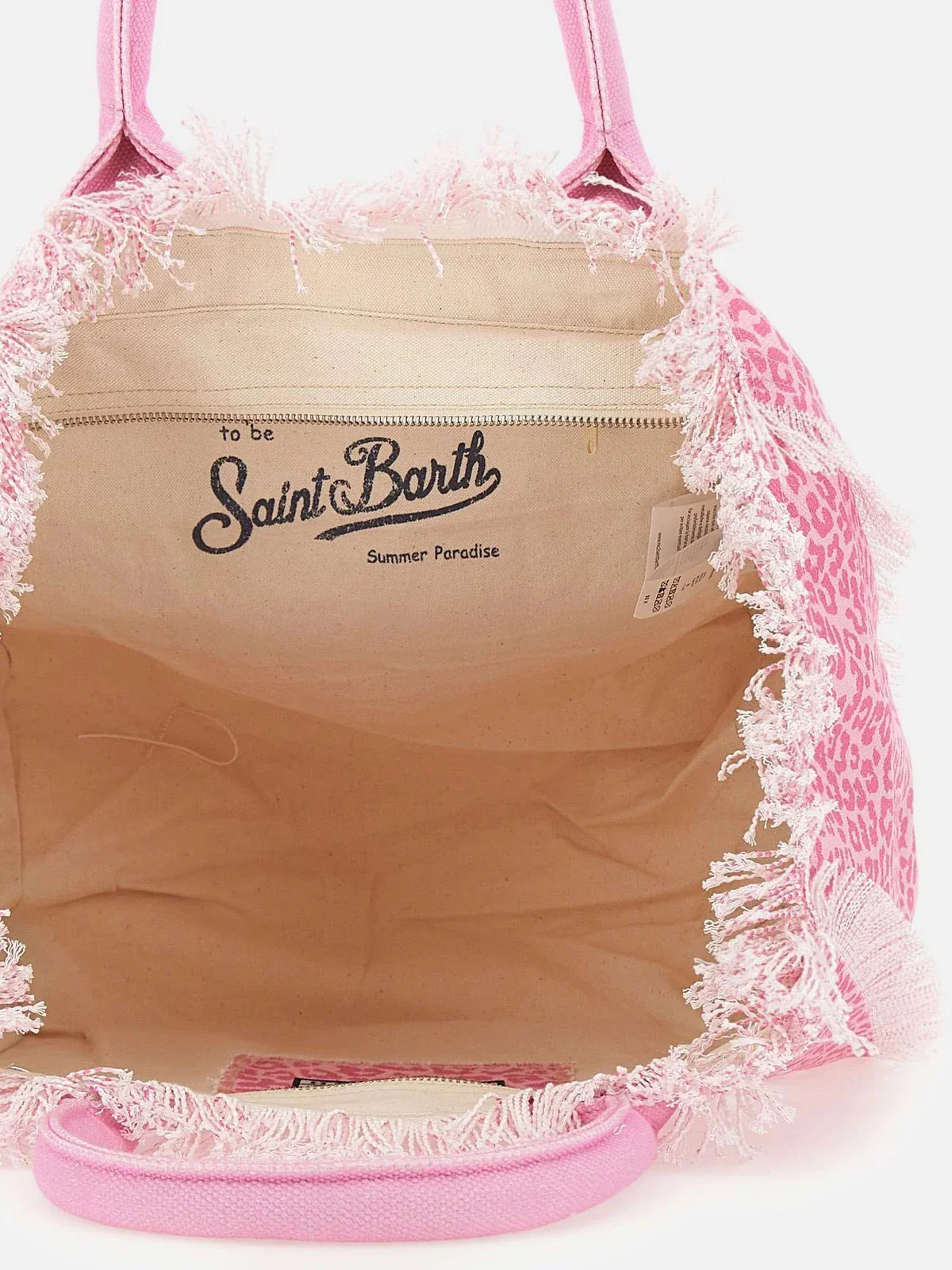 MC2 SAINT BARTH Borsa Donna  VANITY 03479L PASTEL LEOPARD 21 - Image 4