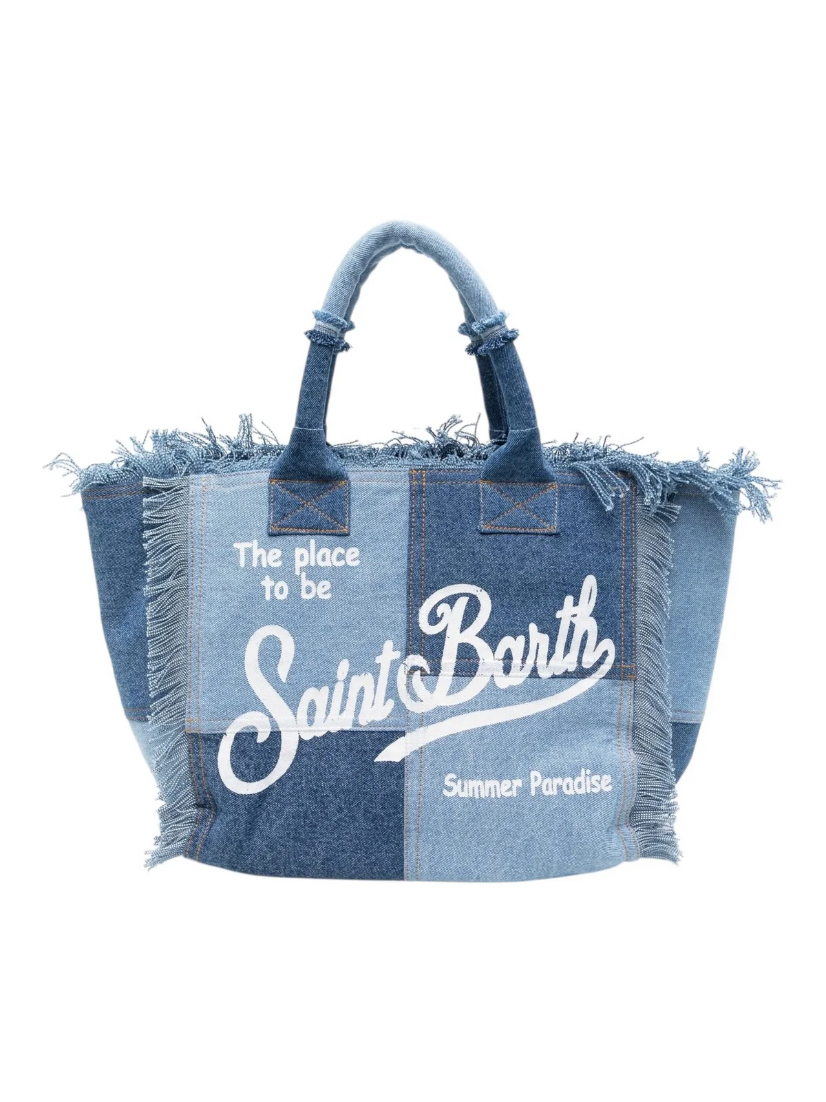 MC2 SAINT BARTH Borsa Donna VANITY 04132H DENIM PATCHWORK