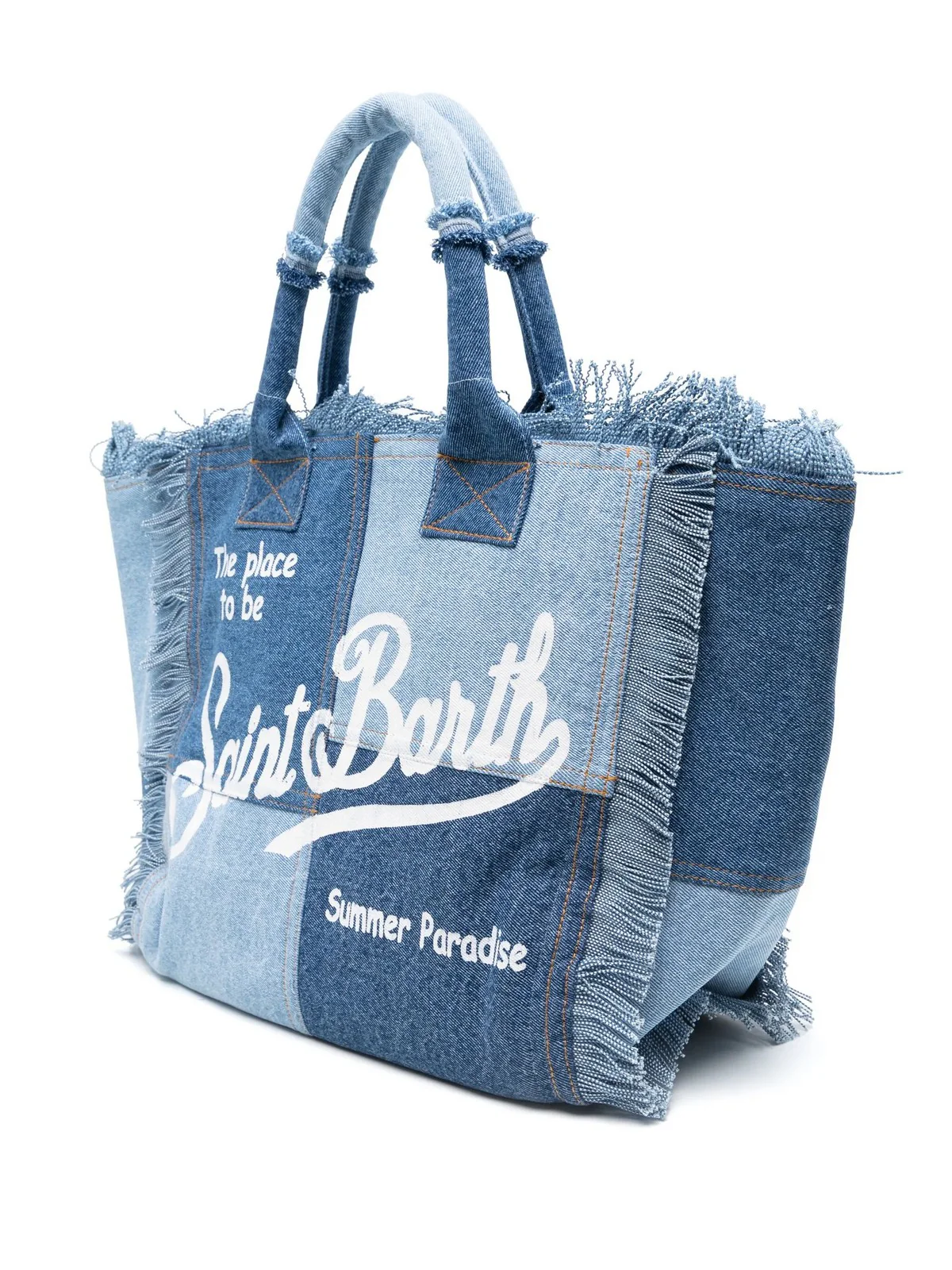 MC2 SAINT BARTH Borsa Donna VANITY 04132H DENIM PATCHWORK - Image 2