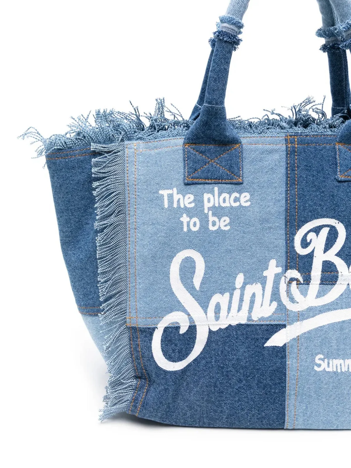 MC2 SAINT BARTH Borsa Donna VANITY 04132H DENIM PATCHWORK - Image 3