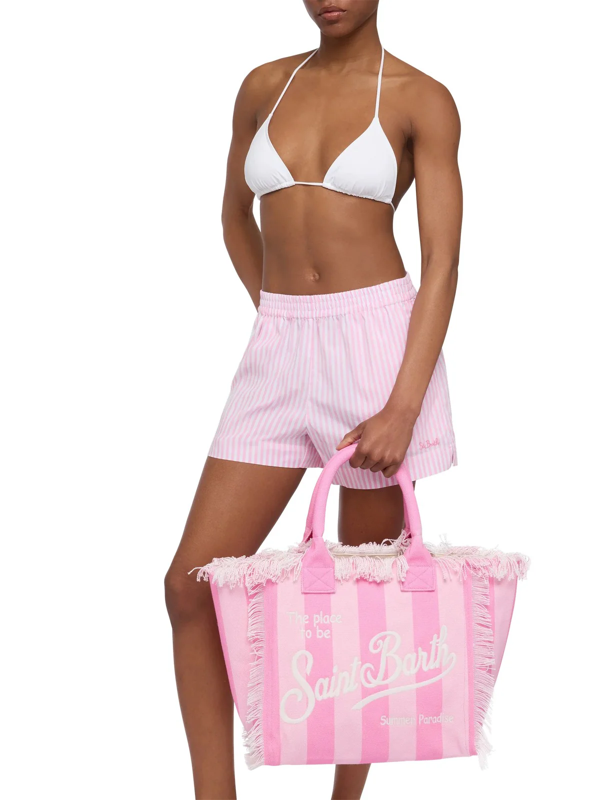MC2 SAINT BARTH Borsa Donna  VANITY 04190H STRIPES POP V 2320 EMB - Image 5