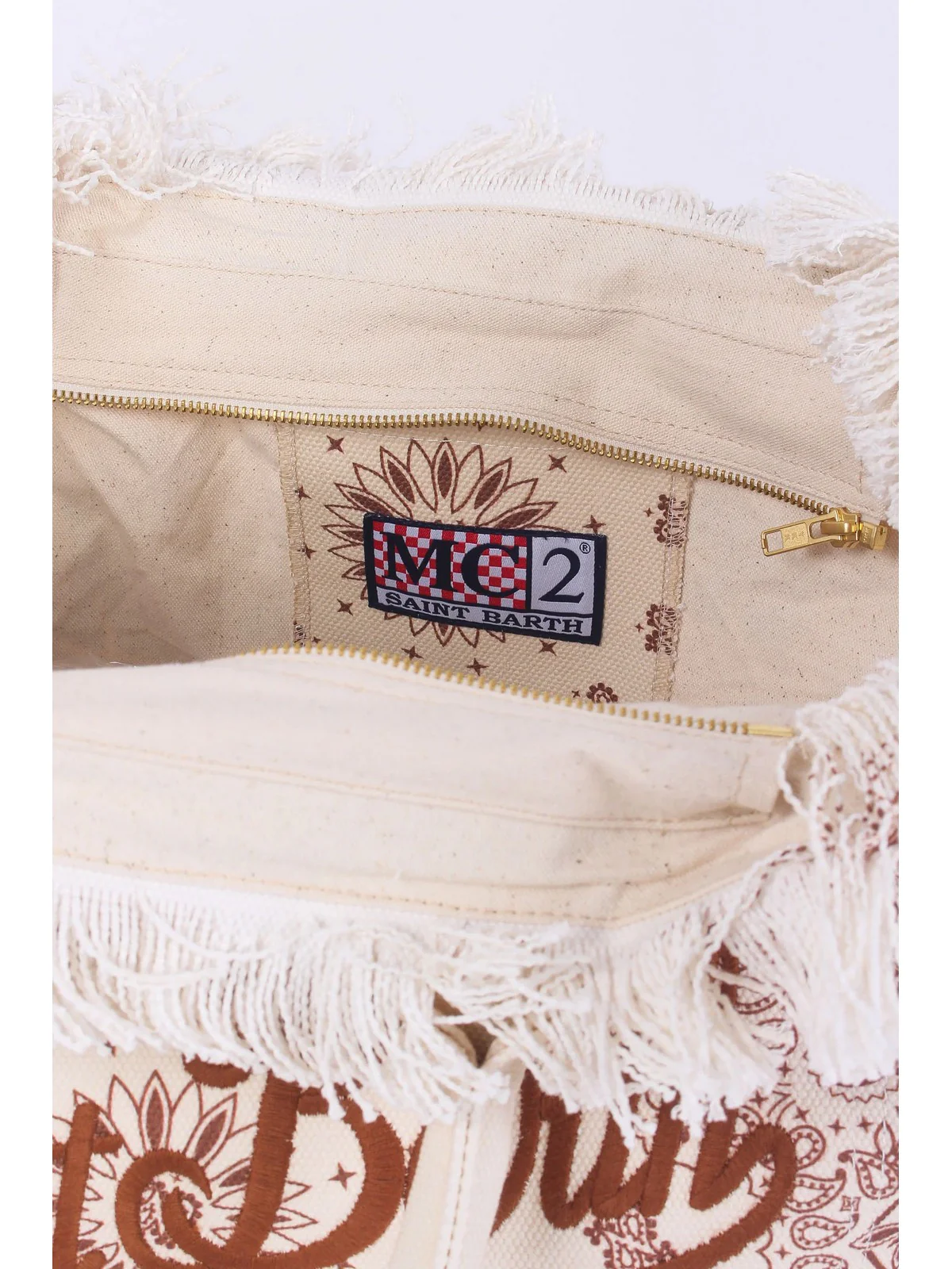 MC2 SAINT BARTH Borsa Donna VANITY 05205F Beige - Image 6