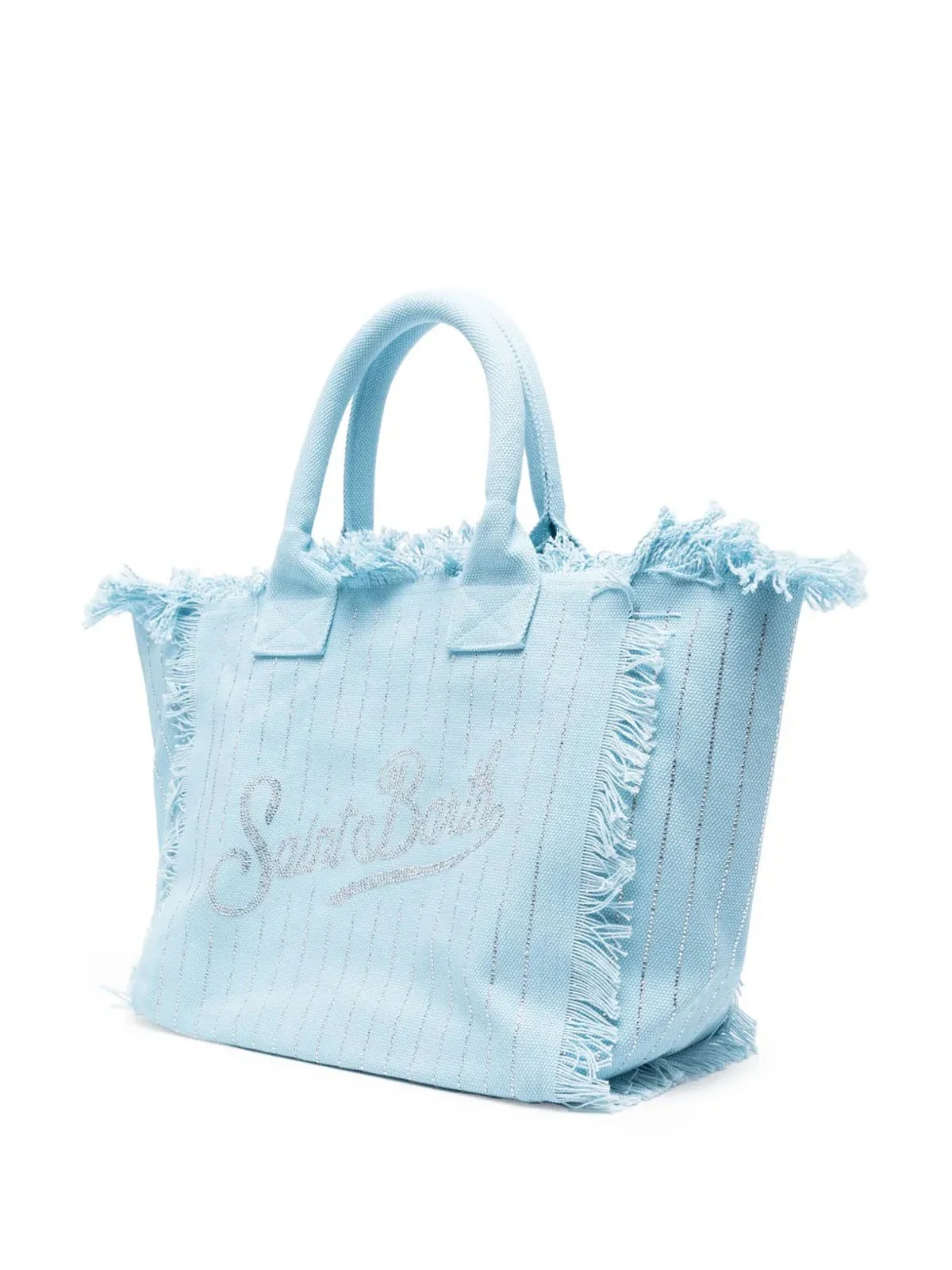 MC2 SAINT BARTH Borsa Donna  VANITY 06734H STRASS STRIPES 31 SILVER - Image 2