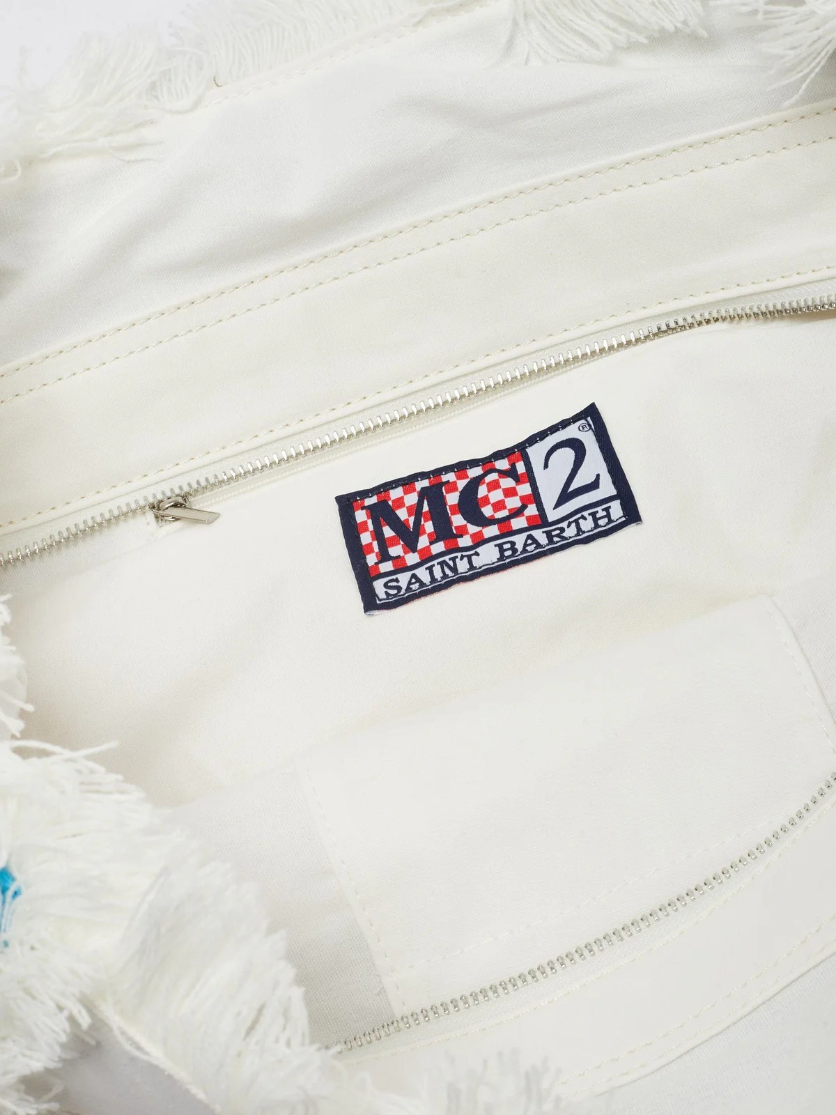MC2 SAINT BARTH Borsa Donna VANITY 07688D Bianco - Image 3