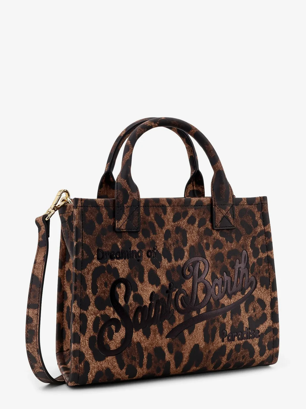 MC2 SAINT BARTH Borsa Donna VANITY BAG MIDI 00761I PRINTED LEOPARD LEATHER 12 - Image 2