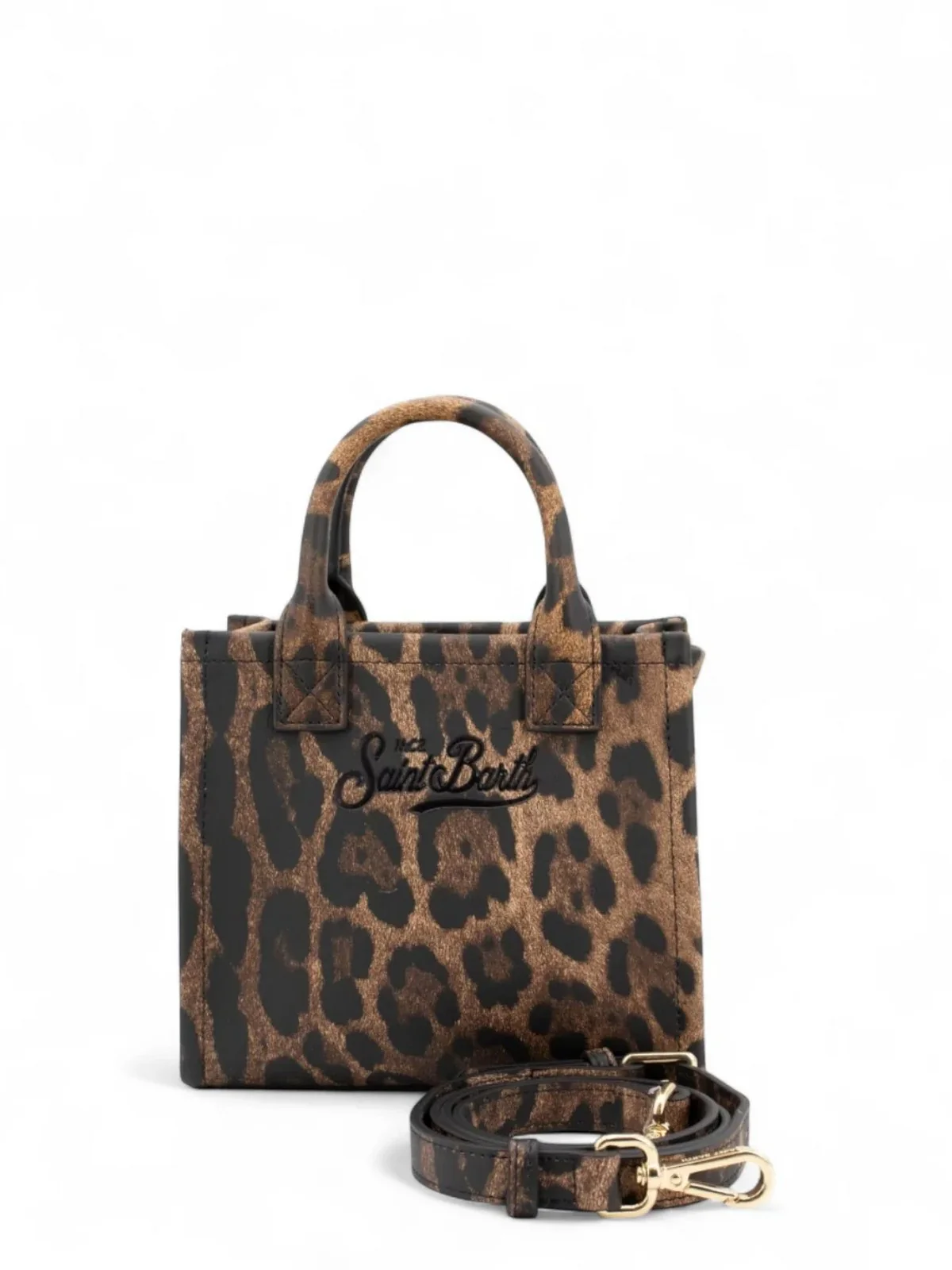 MC2 SAINT BARTH Borsa Donna  VANITY BAG MINI 00761I PRINTED LEOPARD LEATHER 12 - Image 4