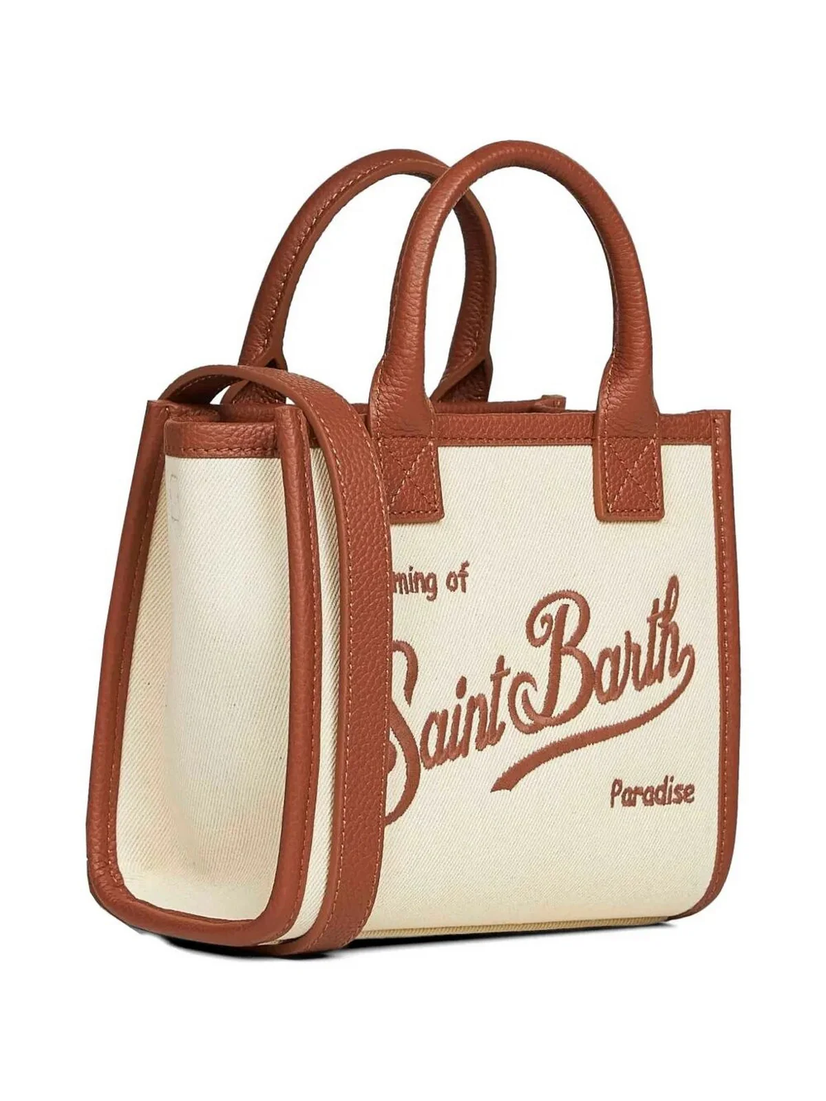 MC2 SAINT BARTH Borsa Donna  VANITY BAG MINI 01517L CANVAS GRAIN LEATHER 1019 EMB - Image 2