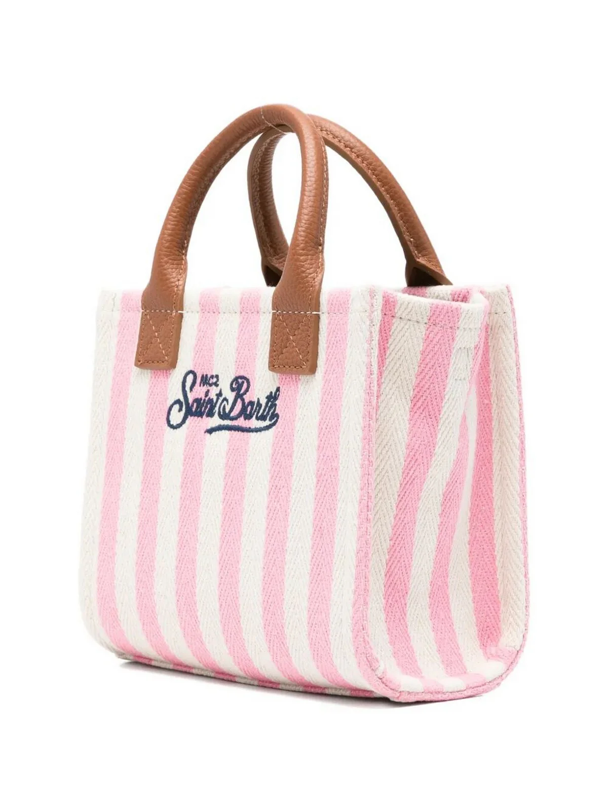 MC2 SAINT BARTH Borsa Donna  VANITY BAG MINI 01784L HB STRIPES LEATHER 2119 EMB - Image 2