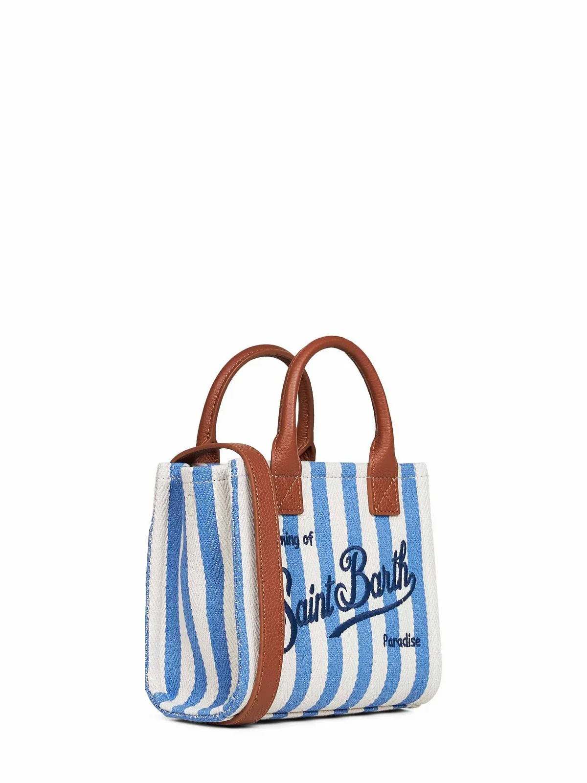 MC2 SAINT BARTH Borsa Donna  VANITY BAG MINI 01787L AZZURRO - Image 2