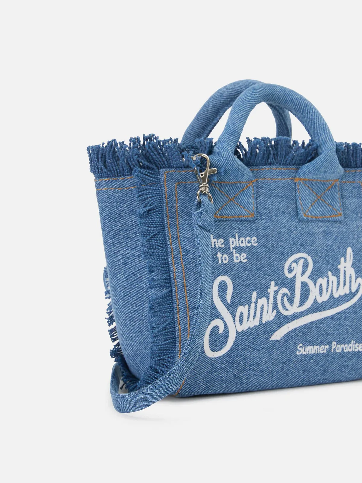 MC2 SAINT BARTH Borsa Donna  VANITY MINI 00009L DENIM - Image 3