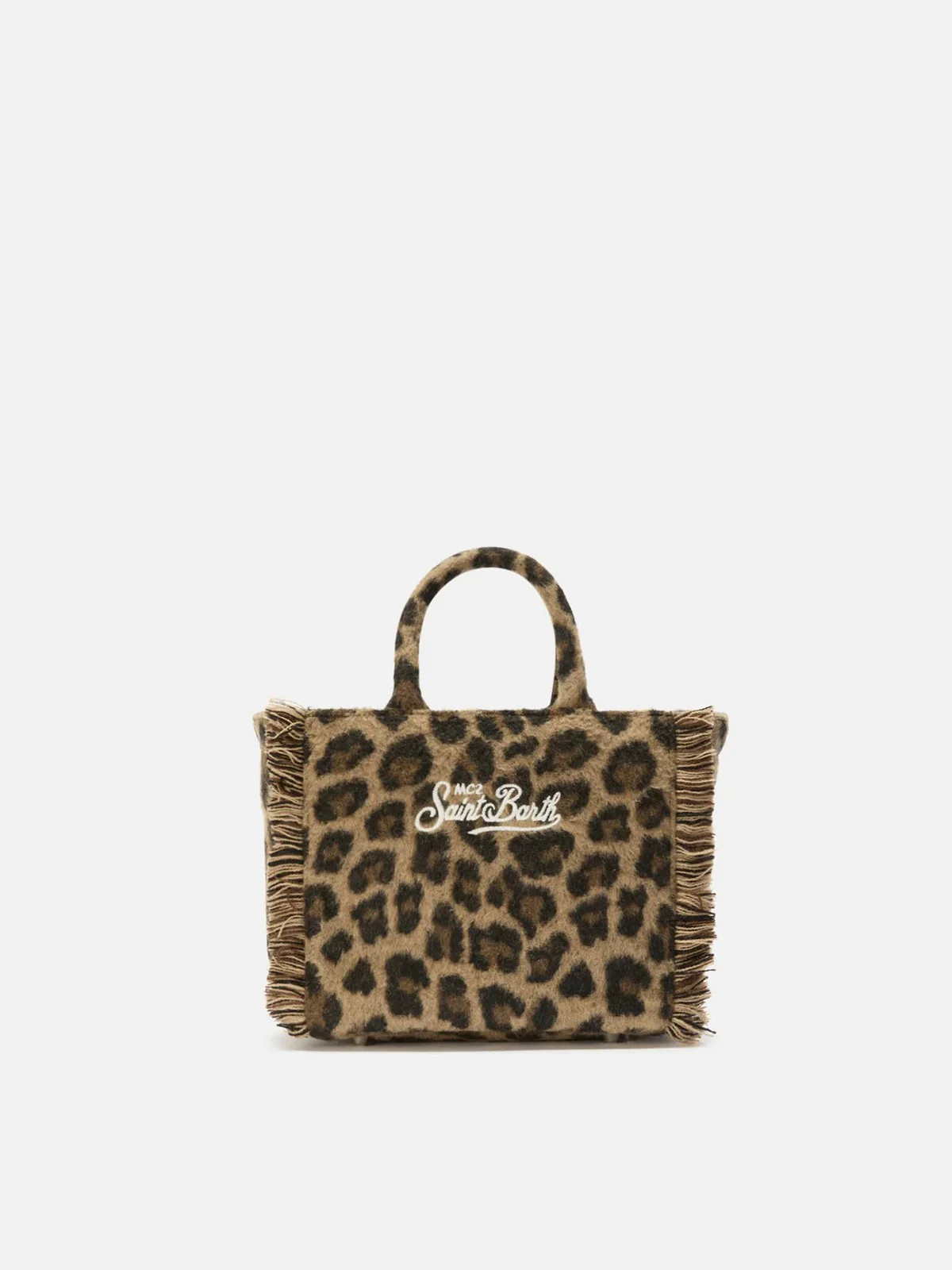 MC2 SAINT BARTH Borsa Donna  VANITY MINI FELT 00223I LEOPARD MIDI 18 EMB - Image 4
