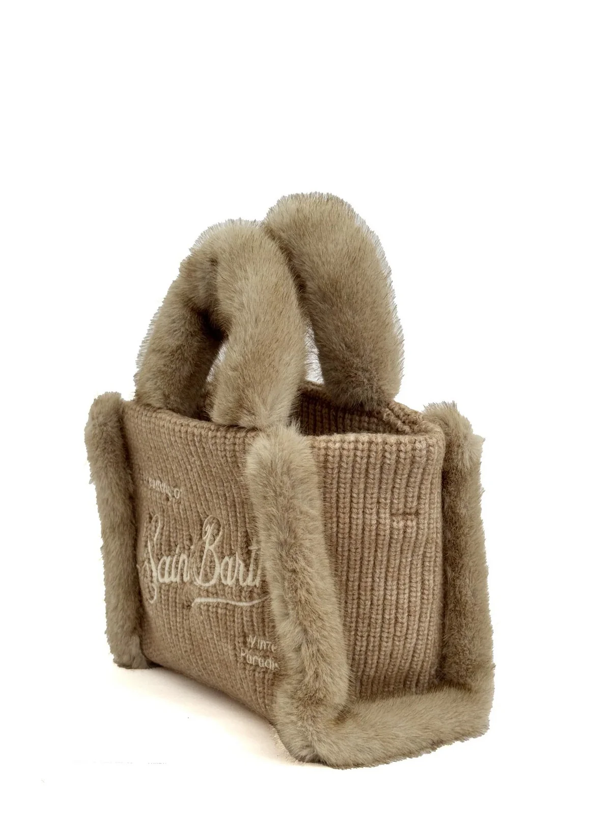 MC2 SAINT BARTH Borsa Donna  VANITY MINI SHEARLING RIB 00295I FUR 11 EMB - Image 2