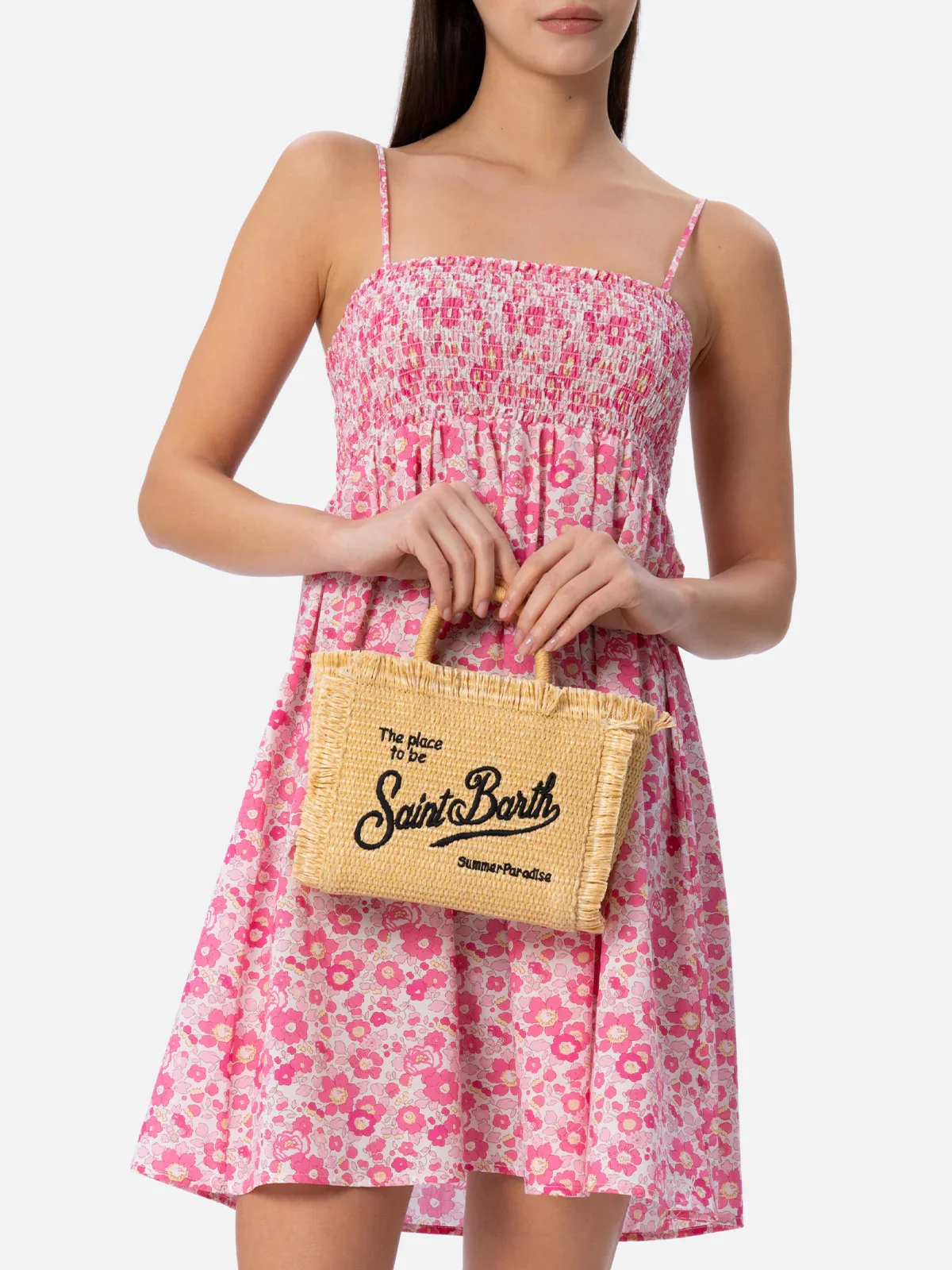 MC2 SAINT BARTH Borsa Donna  VANITY MINI STRAW N 00421L 1100 EMB - Image 2