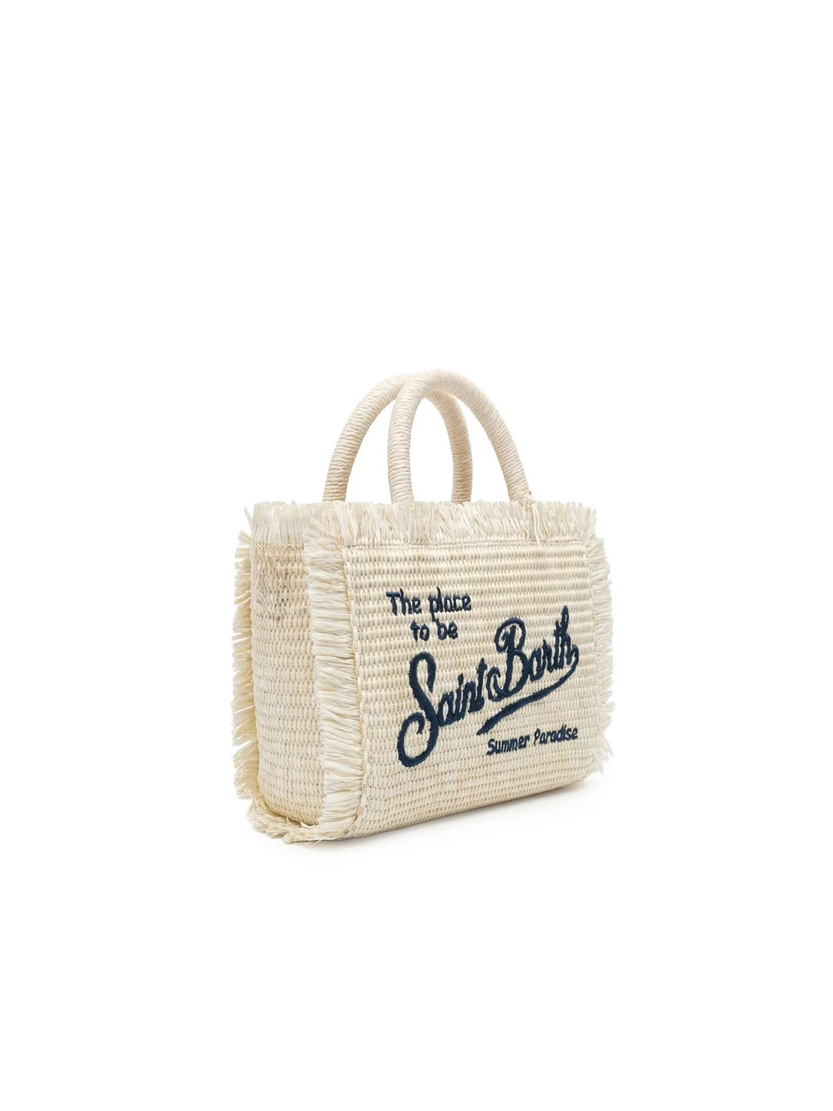 MC2 SAINT BARTH Borsa Donna  VANITY MINI STRAW N 00895L BIANCO - Image 2