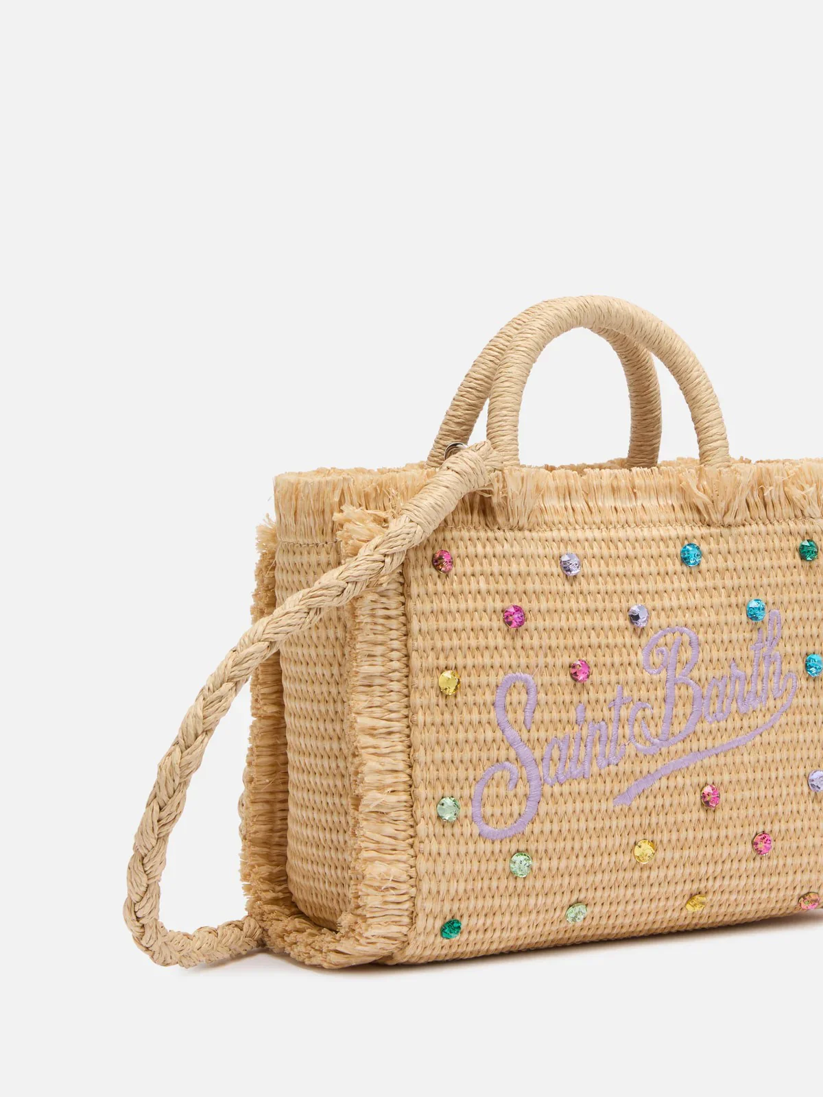 MC2 SAINT BARTH Borsa Donna  VANITY MINI STRAW N 01509H Beige - Image 2