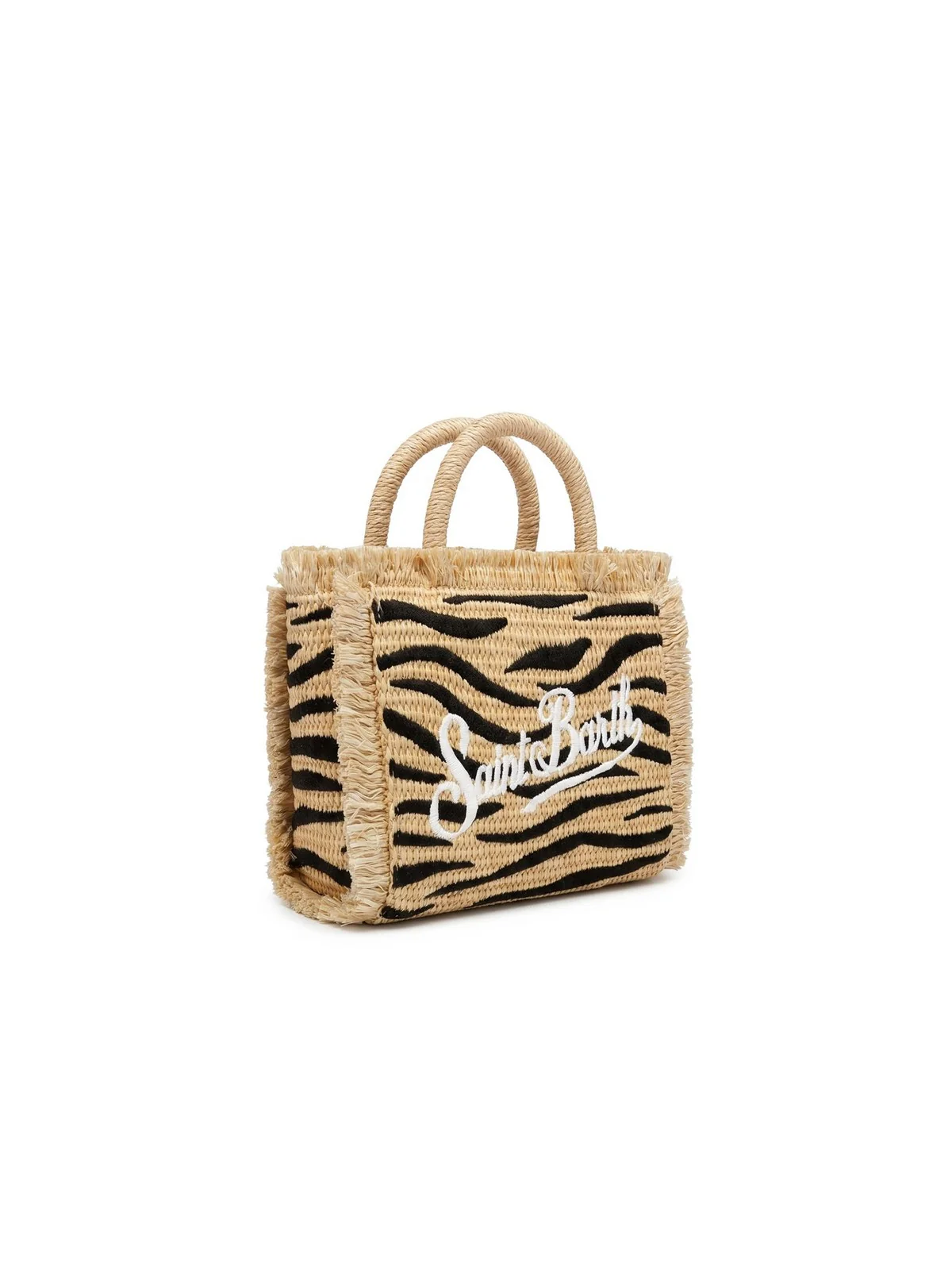 MC2 SAINT BARTH Borsa Donna VANITY MINI STRAW N 02765L ZEBRA 1100 EMB - Image 2