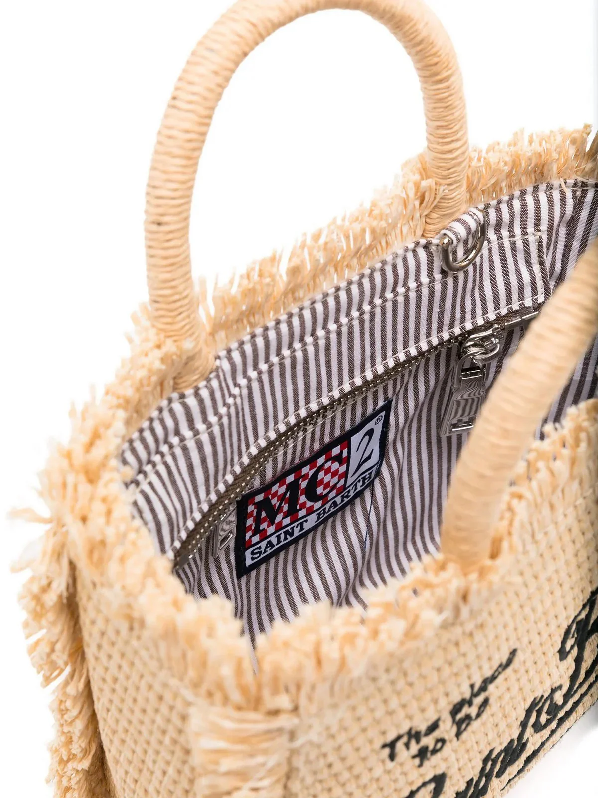 MC2 SAINT BARTH Borsa Donna  VANITY MINI STRAW N 03251H Beige - Image 4