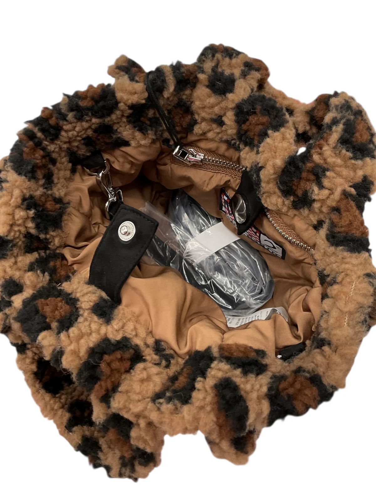 MC2 SAINT BARTH Borsa Donna  VANITY MINI TEDDY 01475I LEOPARD 1218 EMB - Image 4