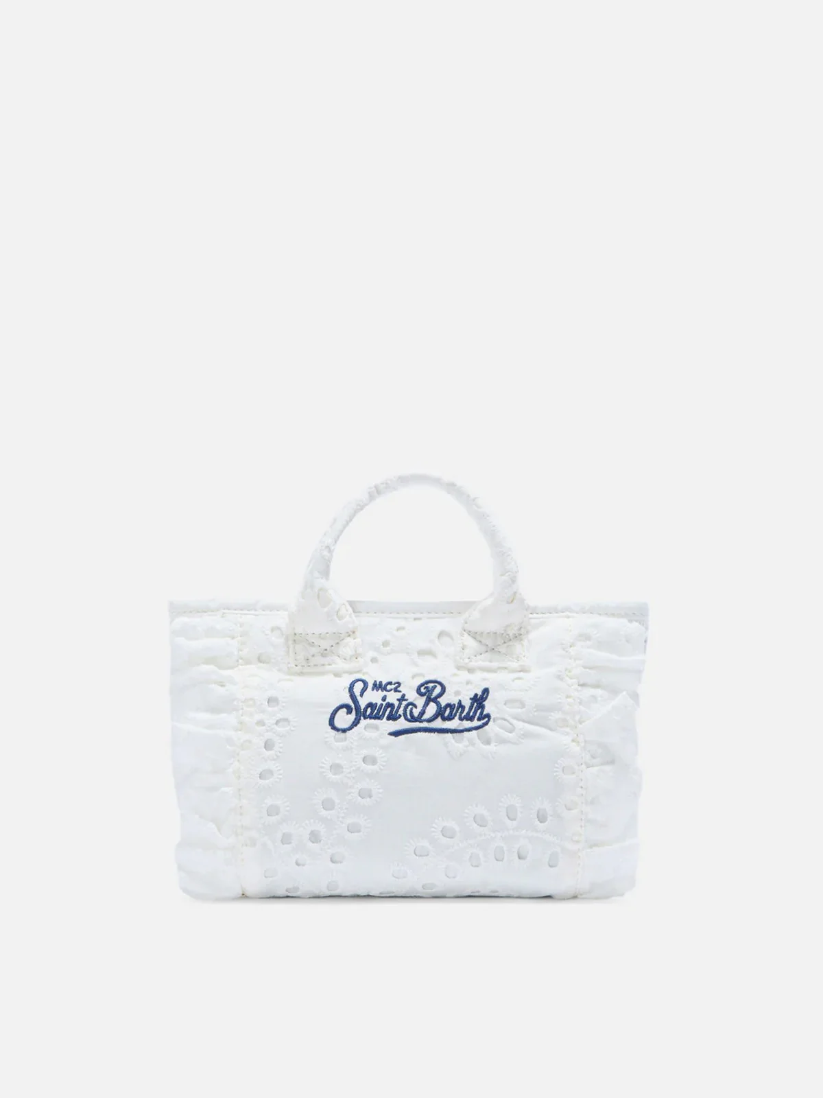 MC2 SAINT BARTH Borsa Donna  VANITY MINI VOLANT 00434L COTTON FLOWER EMBROIDERY 01 EMB - Image 4