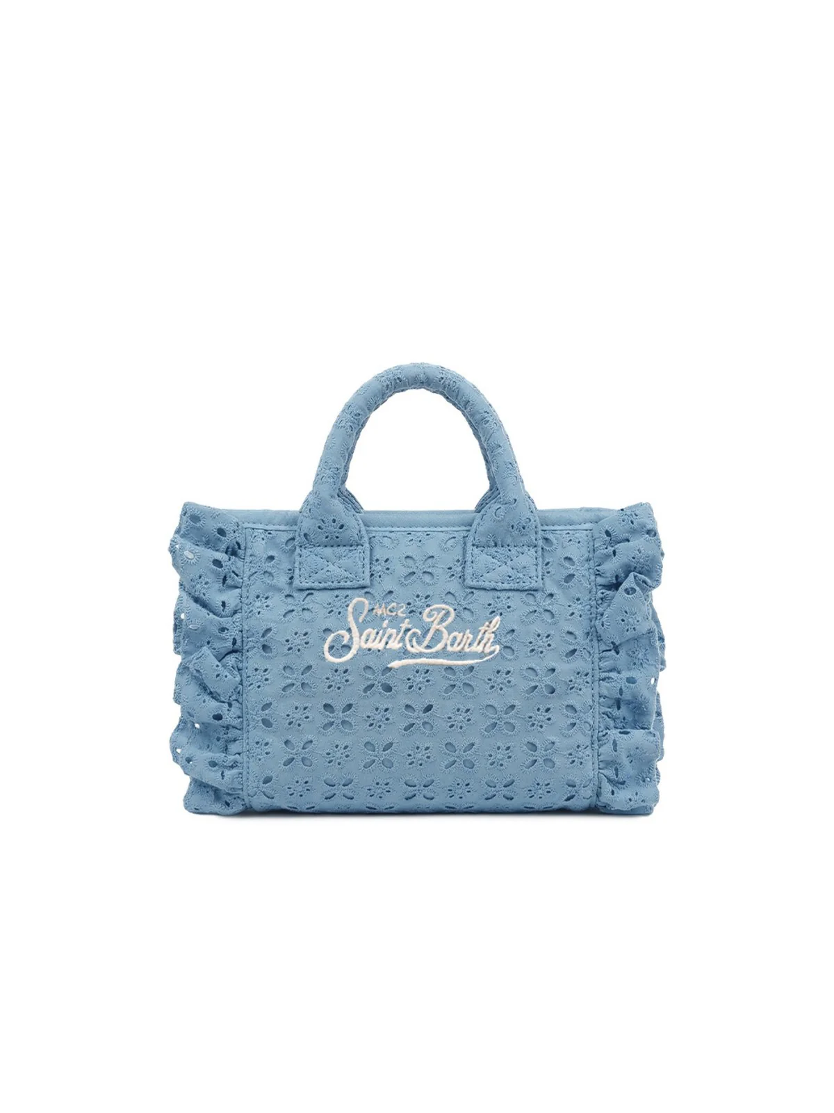 MC2 SAINT BARTH Borsa Donna VANITY MINI VOLANT 00549L COTTON MINI FLOWERS EMBRY 36 EMB - Image 3