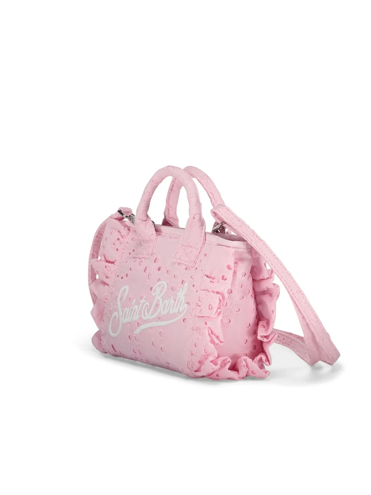 MC2 SAINT BARTH Borsa Donna  VANITY MINI VOLANT 02531L COTTON FLOWER EMBROIDERY 21 EMB - Image 3