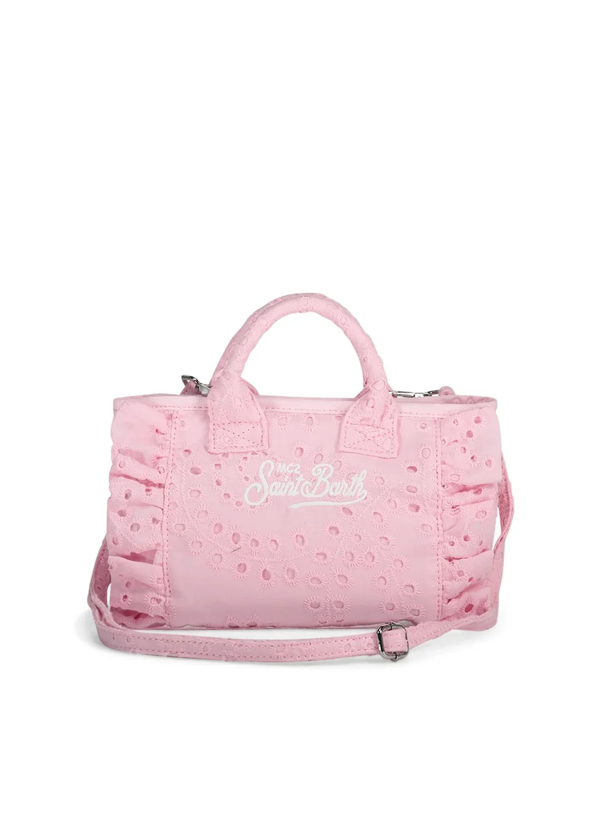 MC2 SAINT BARTH Borsa Donna  VANITY MINI VOLANT 02531L COTTON FLOWER EMBROIDERY 21 EMB - Image 4
