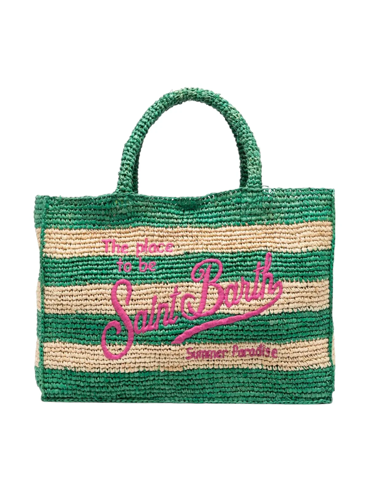MC2 SAINT BARTH Borsa Donna VANITY RAFFIA 04658D Verde