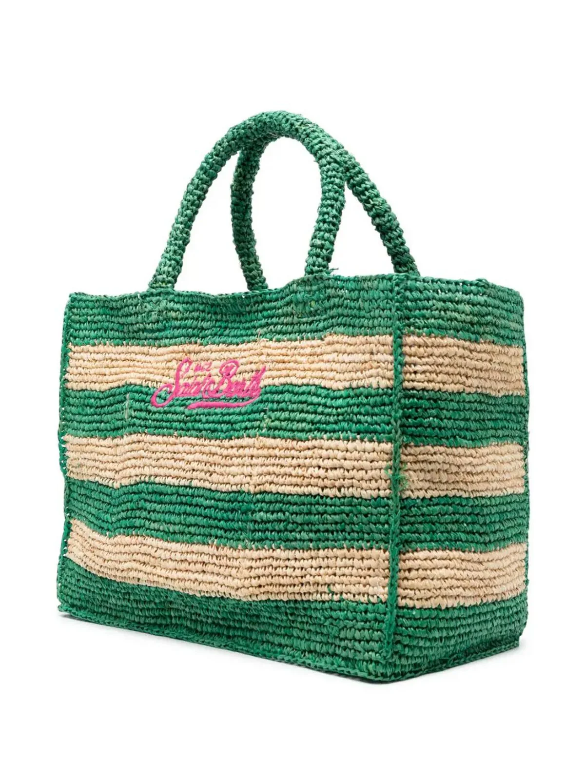 MC2 SAINT BARTH Borsa Donna VANITY RAFFIA 04658D Verde - Image 2