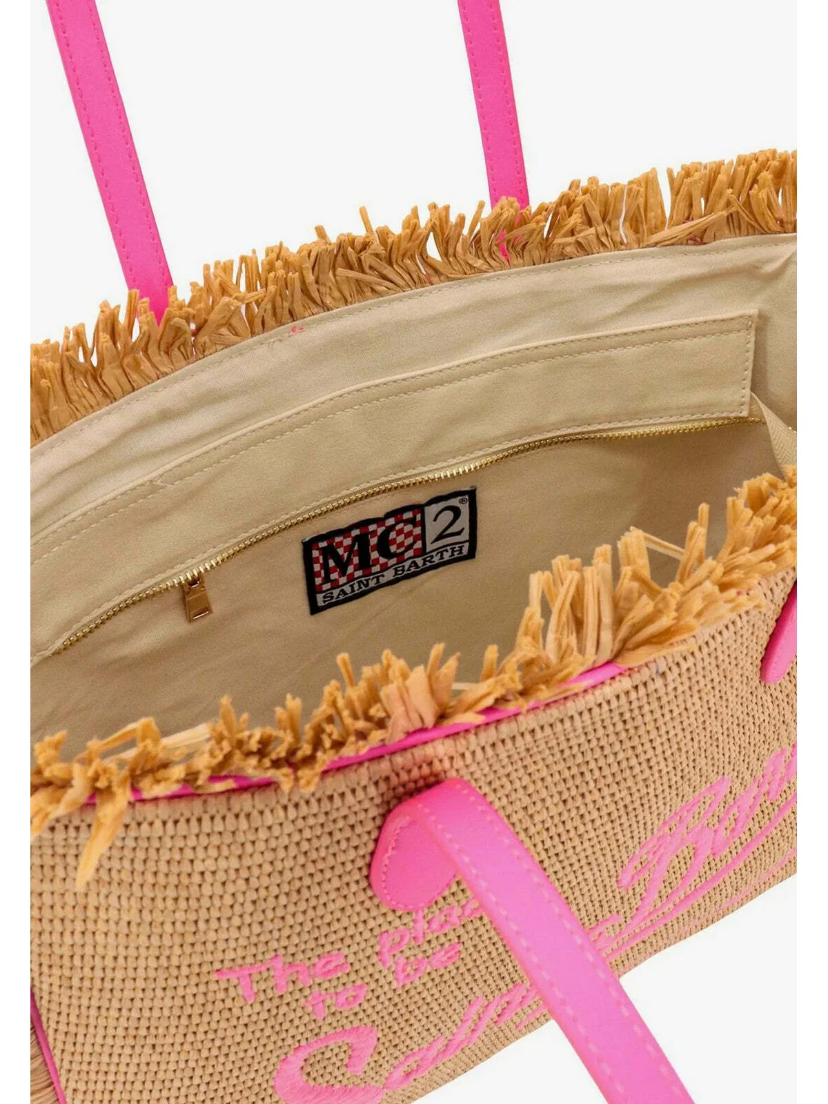 MC2 SAINT BARTH Borsa Donna VANITY STRAW 04879F Beige - Image 3