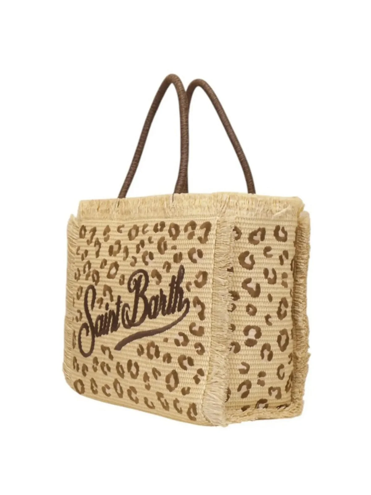 MC2 SAINT BARTH Borsa Donna  VANITY STRAW N 00349L LEOPARD 18 EMB - Image 2