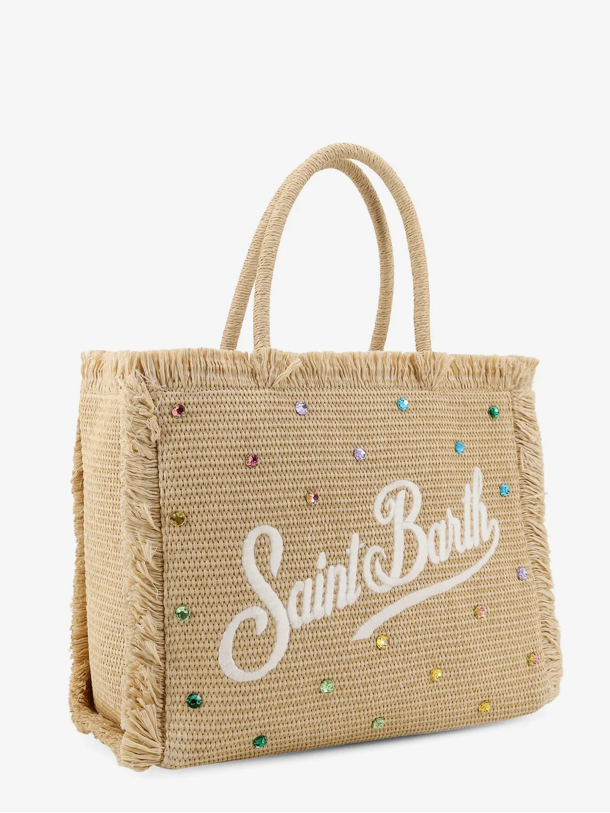 MC2 SAINT BARTH Borsa Donna  VANITY STRAW N 02748L STRASS MULTI 10 EMB - Image 2