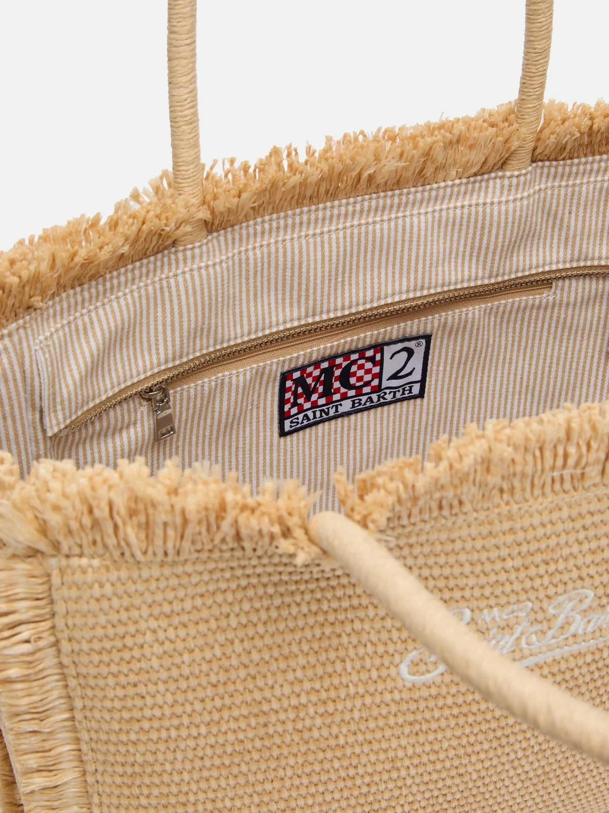 MC2 SAINT BARTH Borsa Donna  VANITY STRAW N 06521H Beige - Image 4