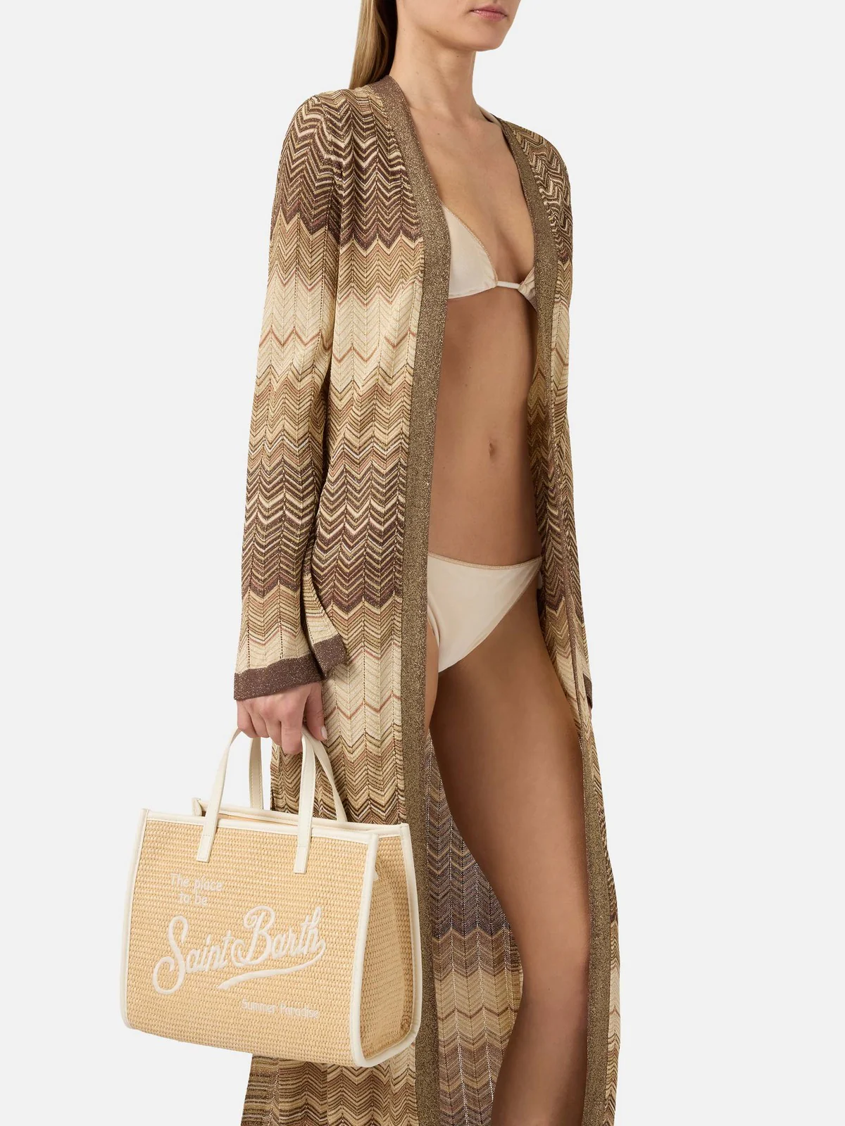 MC2 SAINT BARTH Borsa Donna  VIVIAN MID STRAW 00200L 1110 EMB - Image 2