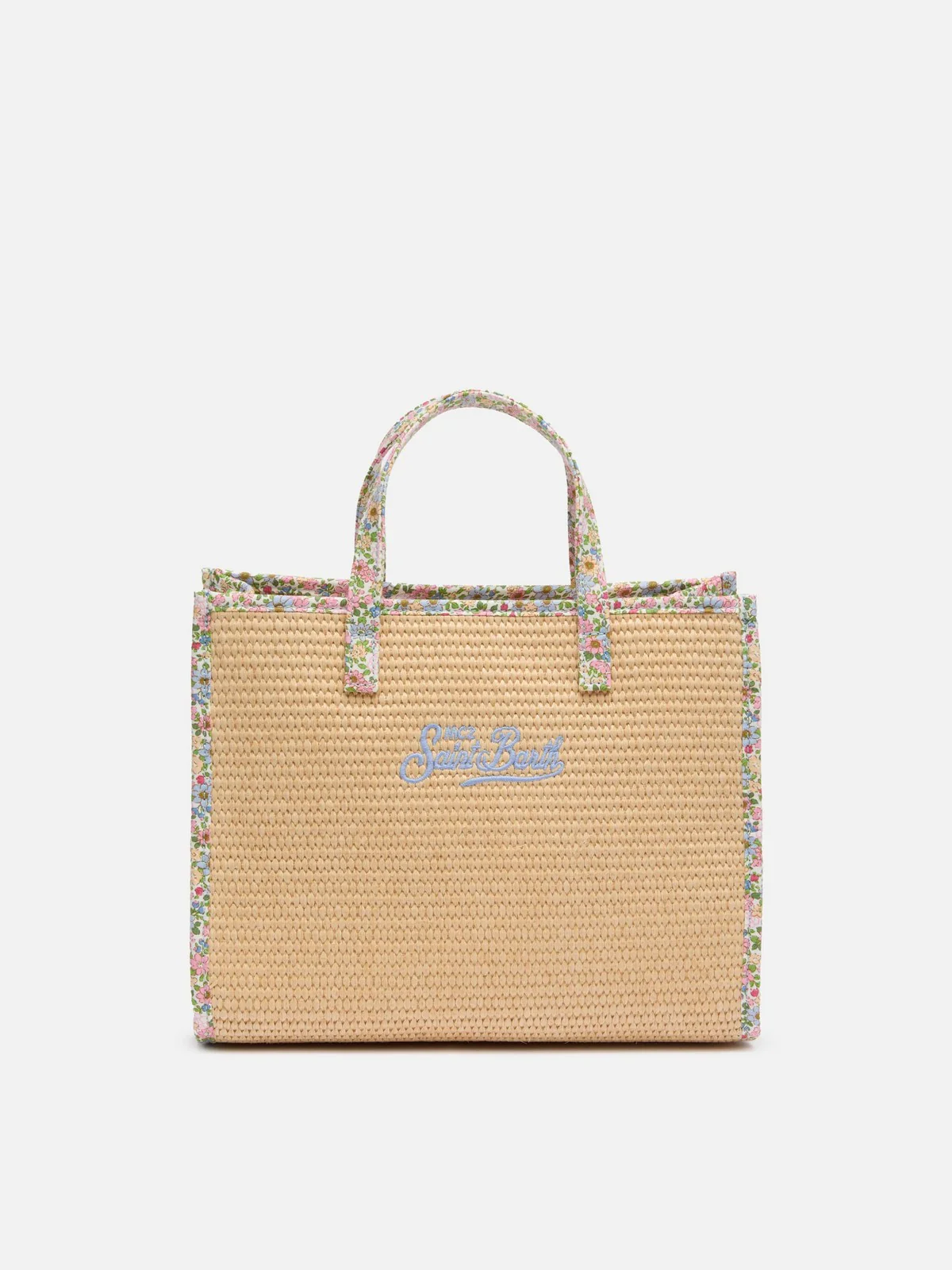 MC2 SAINT BARTH Borsa Donna  VIVIAN MID STRAW 00236H 11 PATCH FLORY 21 - Image 3