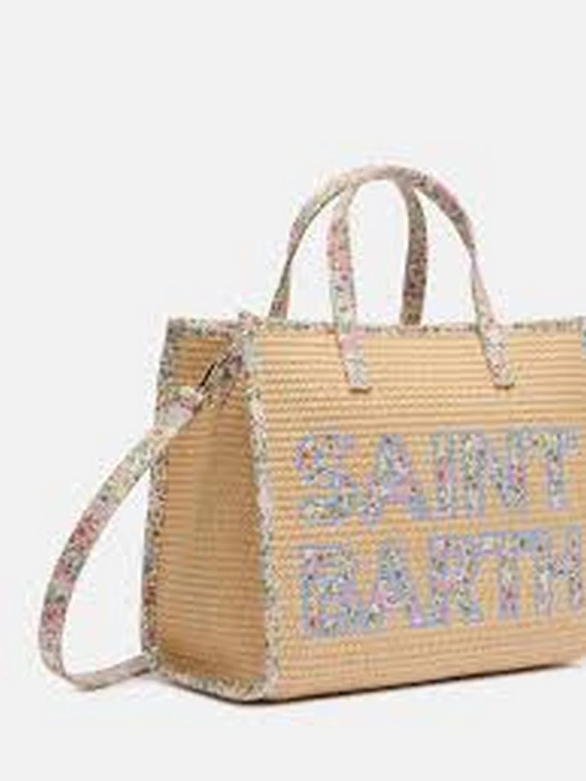 MC2 SAINT BARTH Borsa Donna  VIVIAN MID STRAW 00236H 11 PATCH FLORY 21 - Image 5