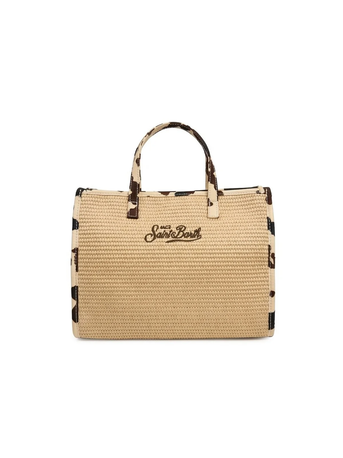 MC2 SAINT BARTH Borsa Donna  VIVIAN MID STRAW 00370L BEIGE - Image 3