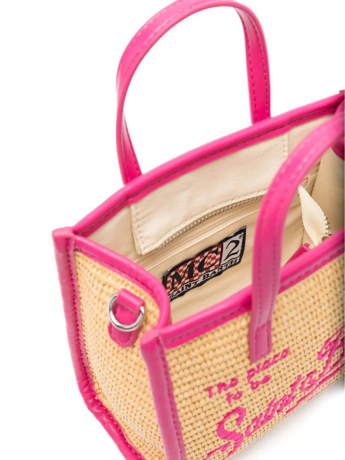 MC2 SAINT BARTH Borsa Donna  VIVIAN MINI STRAW 00130F Beige - Image 4