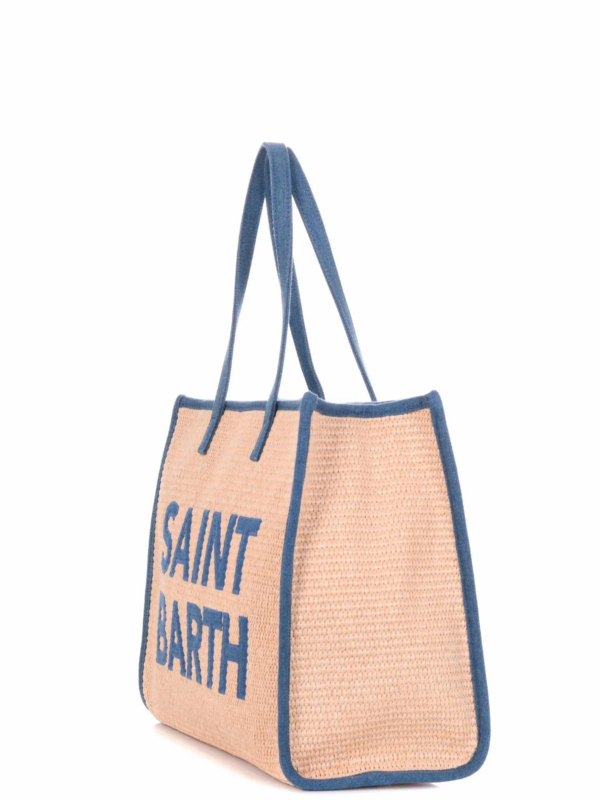 MC2 SAINT BARTH Borsa Donna  VIVIAN STRAW 00232H 11 PATCH DENIM - Image 2