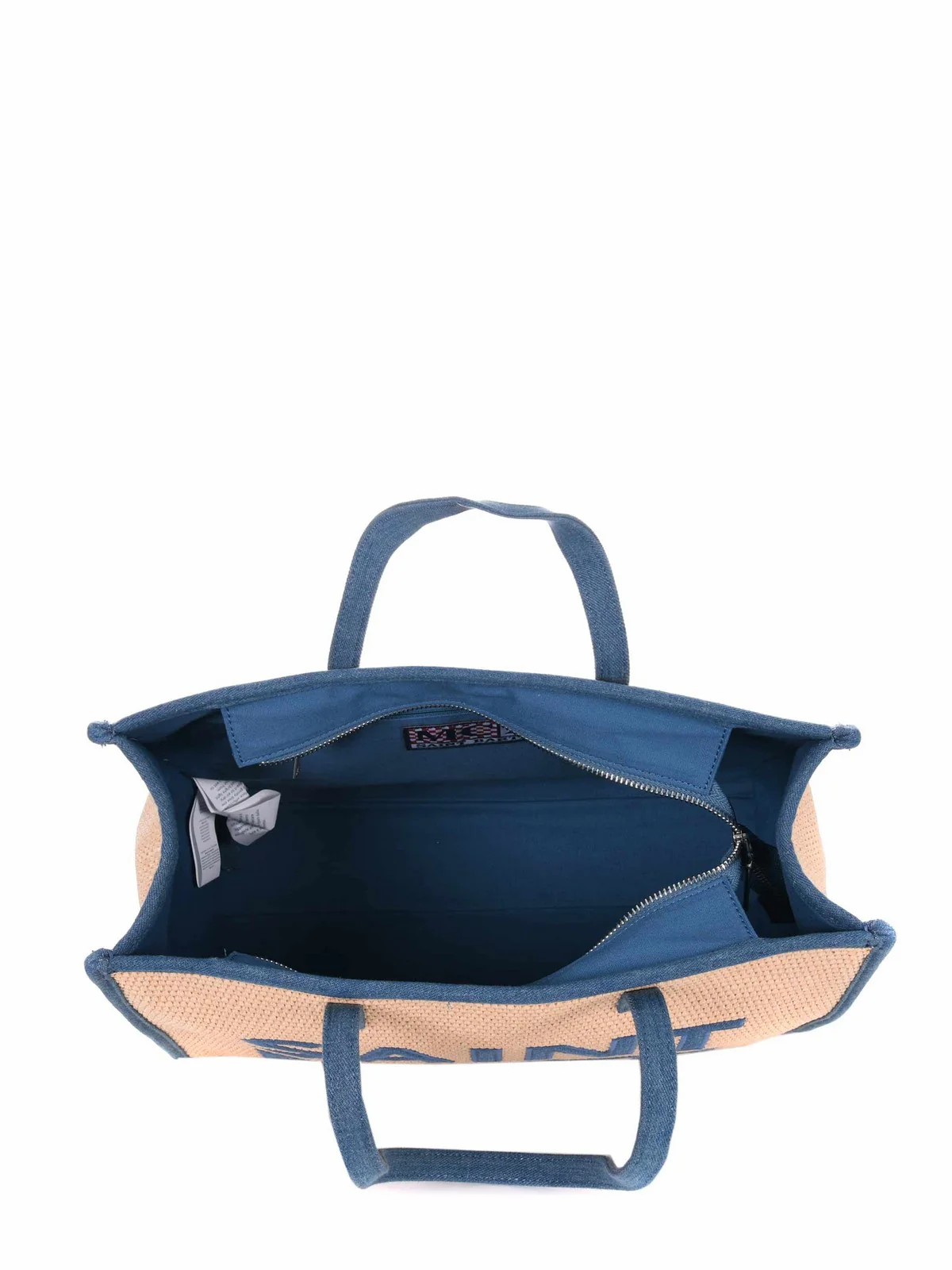 MC2 SAINT BARTH Borsa Donna  VIVIAN STRAW 00232H 11 PATCH DENIM - Image 4