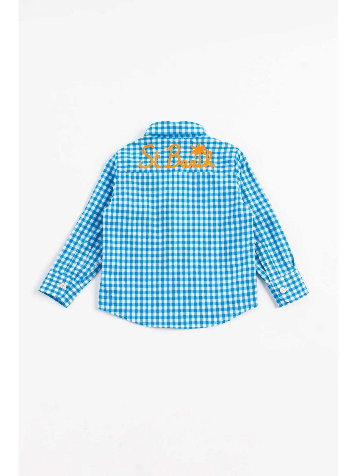 MC2 SAINT BARTH Camicia Bambini e ragazzi  AGNES 00720B Blu - Image 2